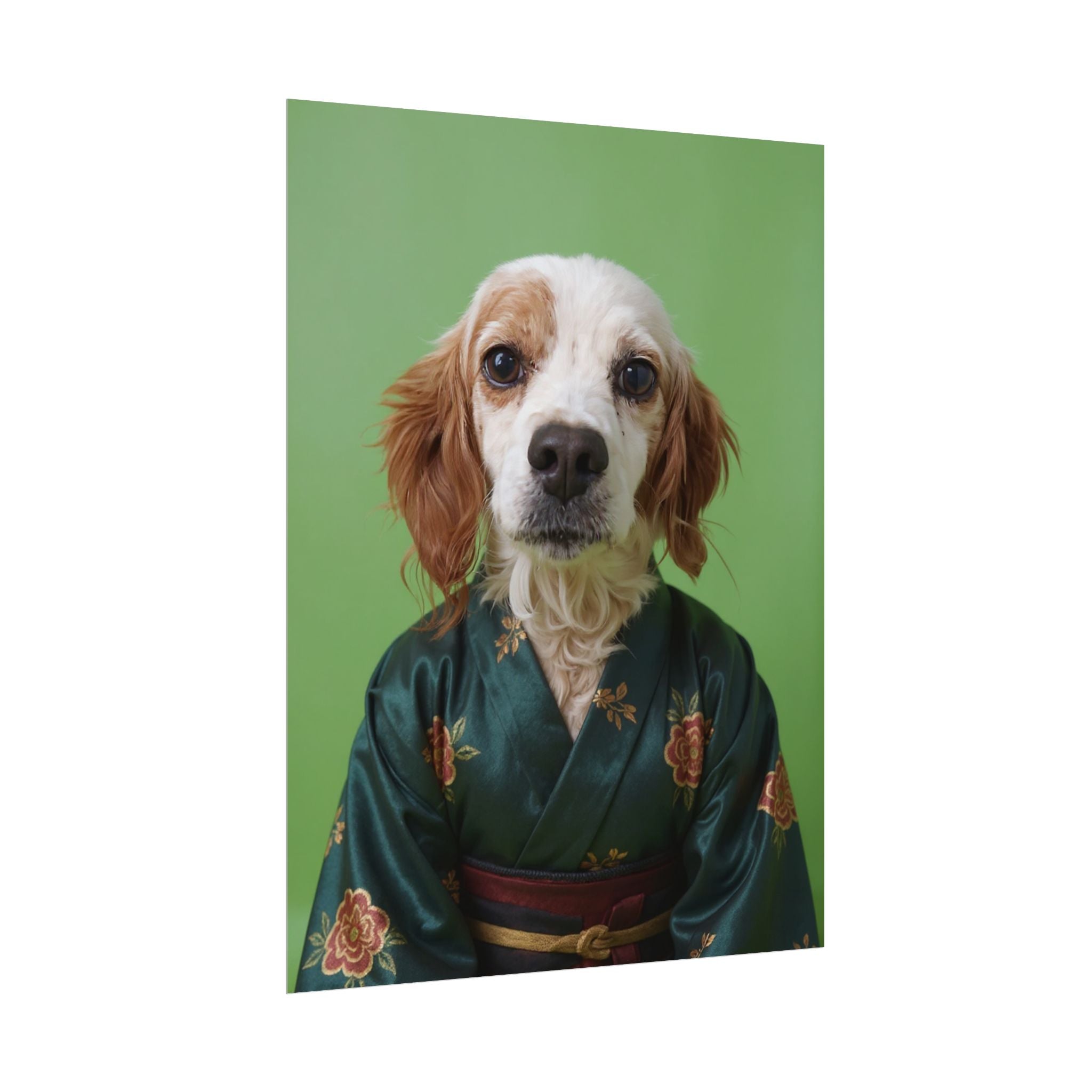 Dog Portrait FinArt - Kimono Vogue - 9df7ab1d