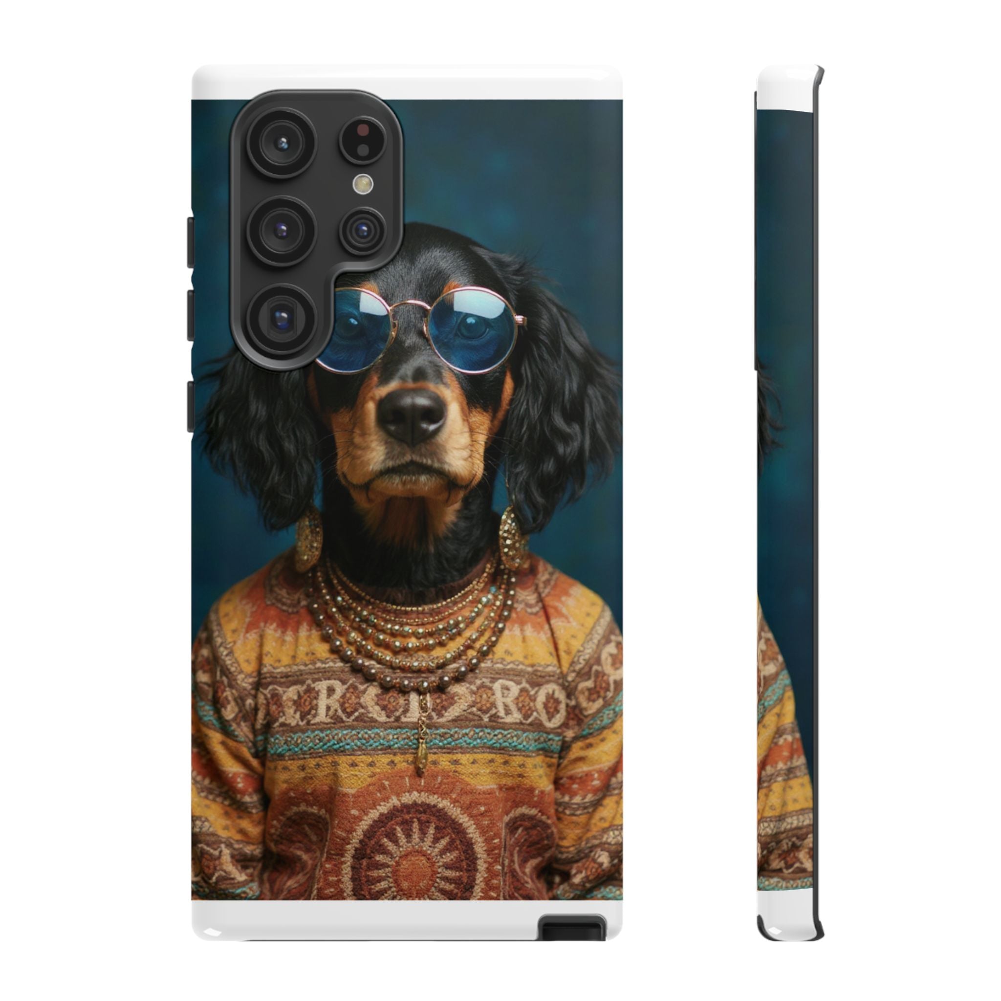 Dog Portrait PhCase - Hippy Style - e13b194d