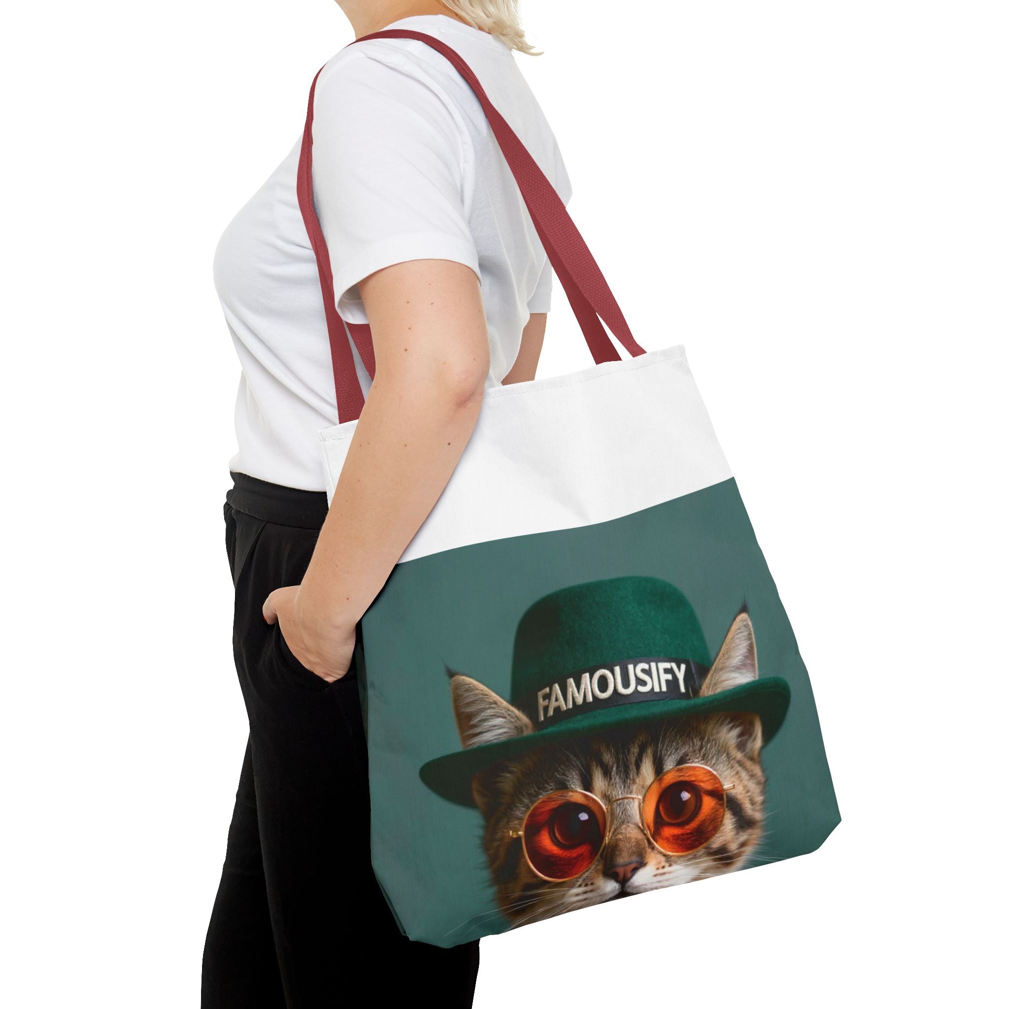 Dog Portrait ToteBg - Cat Style - e5e370fb