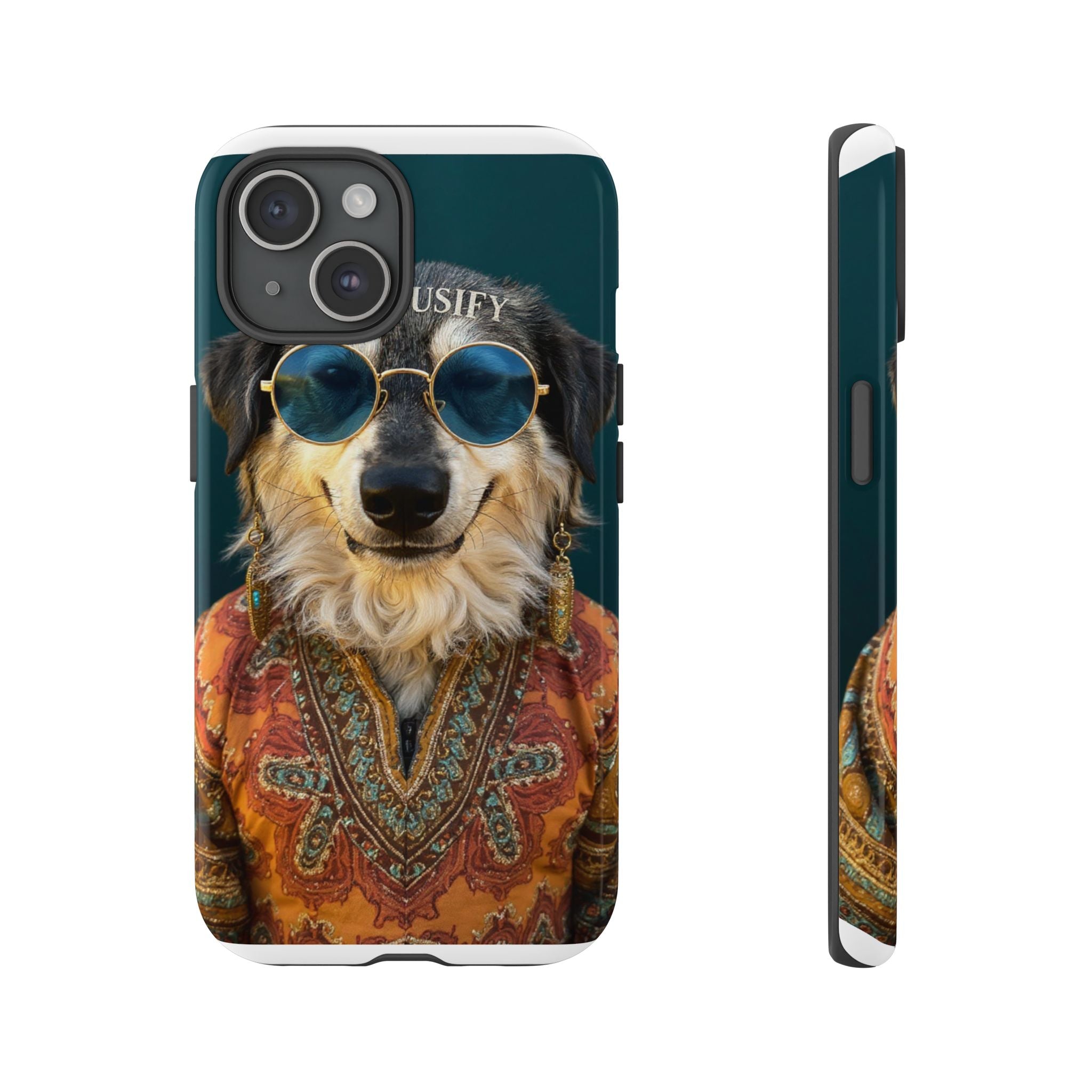 Dog Portrait PhCase - Hippy Style - ddda018c