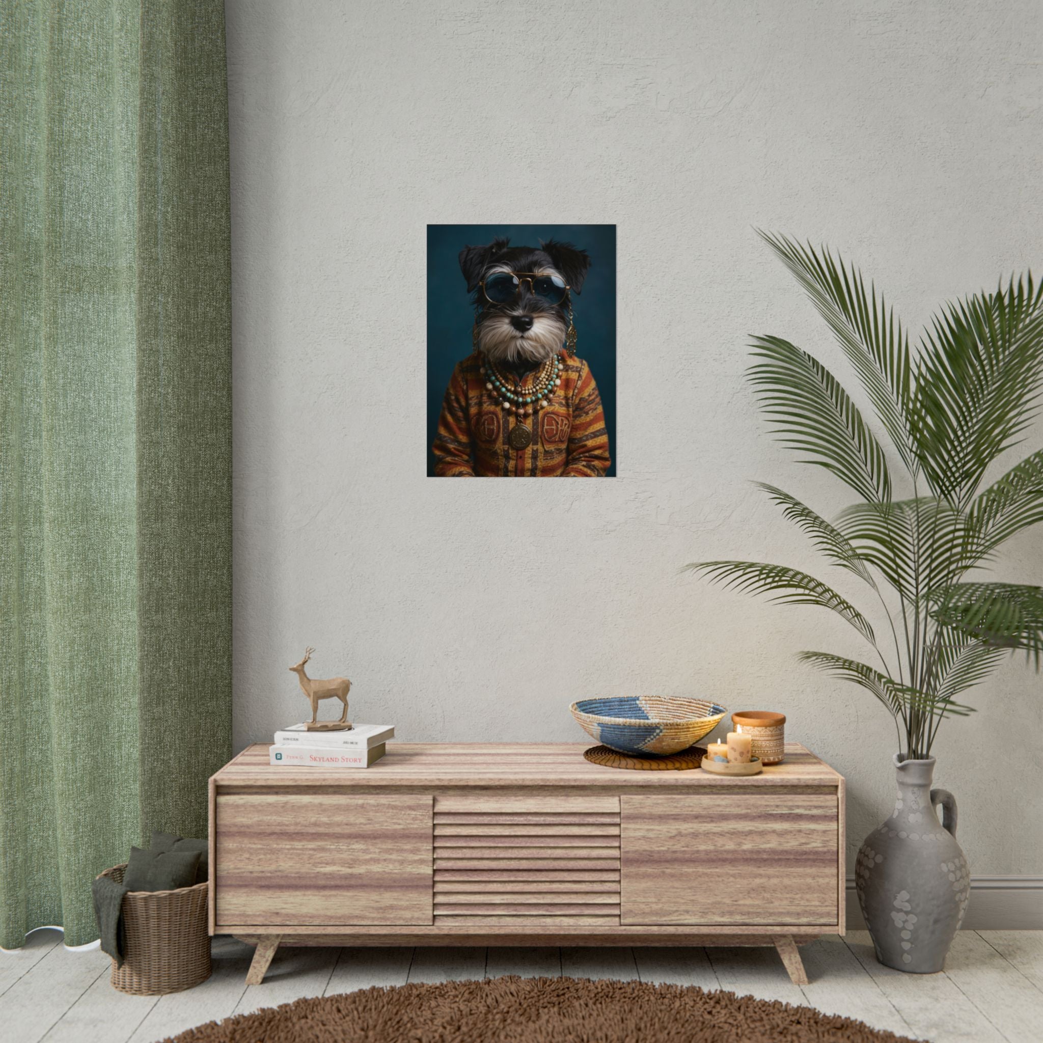 Dog Portrait FinArt - Hippy Style - 3aa13810