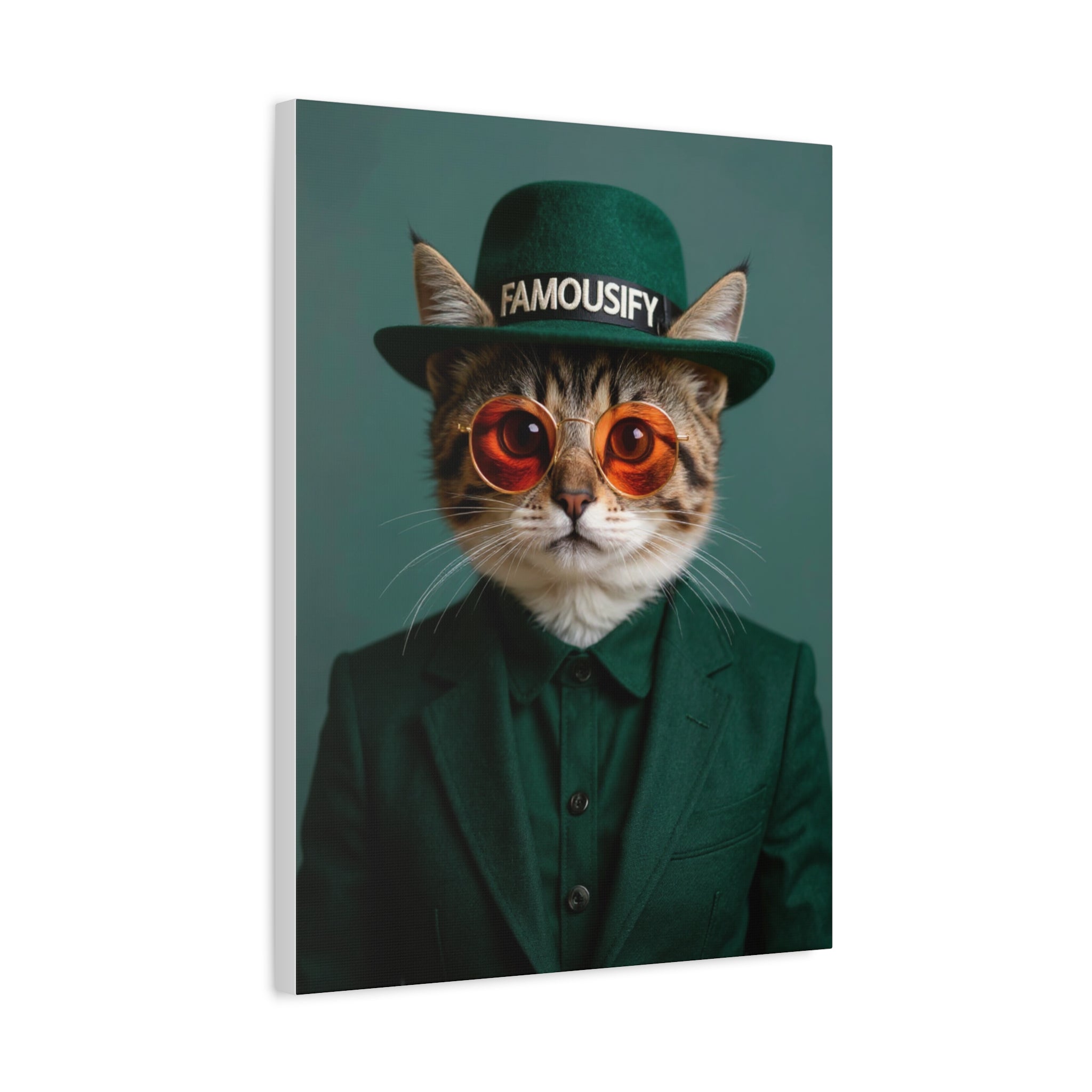 Dog Portrait Canvas - Cat Style - c74a2274