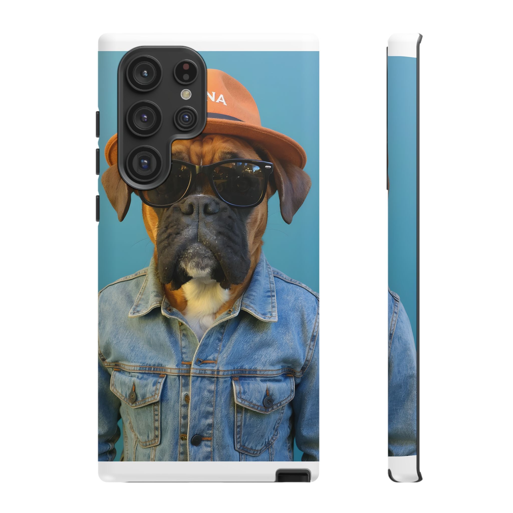 Dog Portrait PhCase - Denim Style - 80a6cbbd