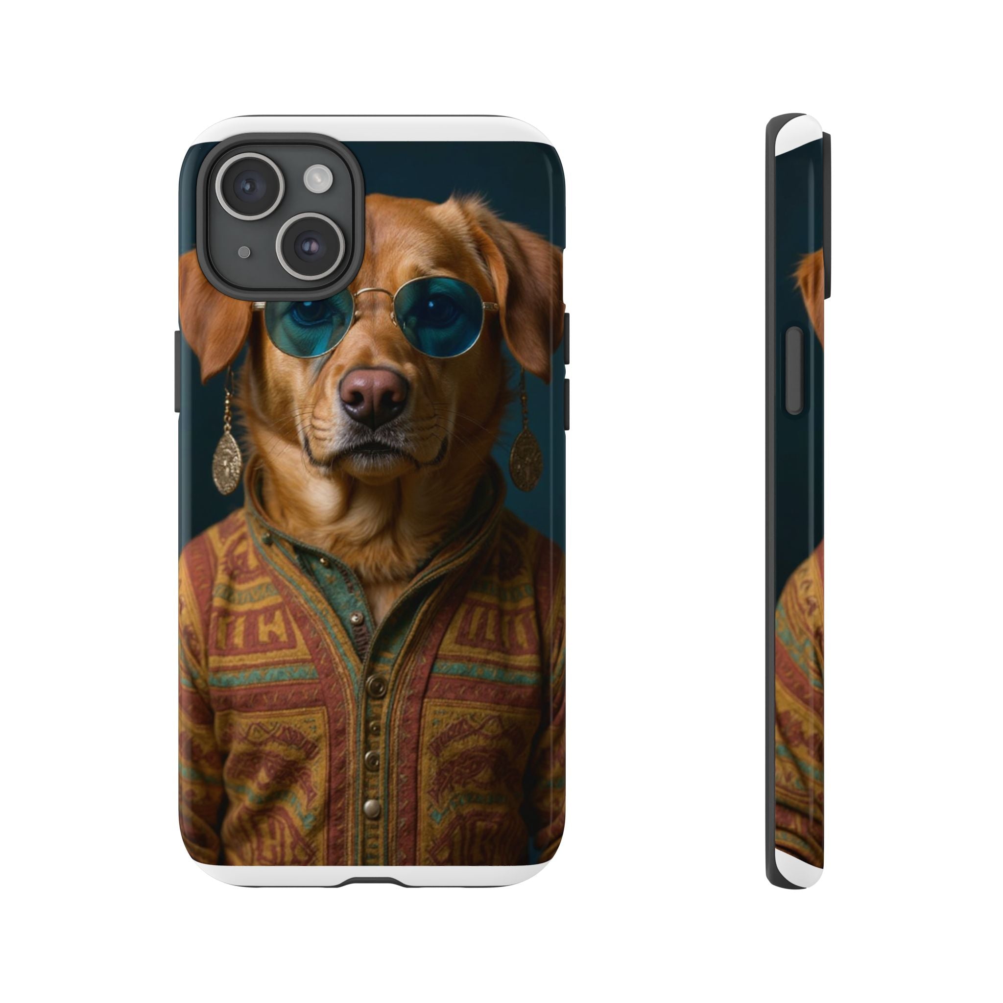 Dog Portrait PhCase - Hippy Style - 56d9d3ee