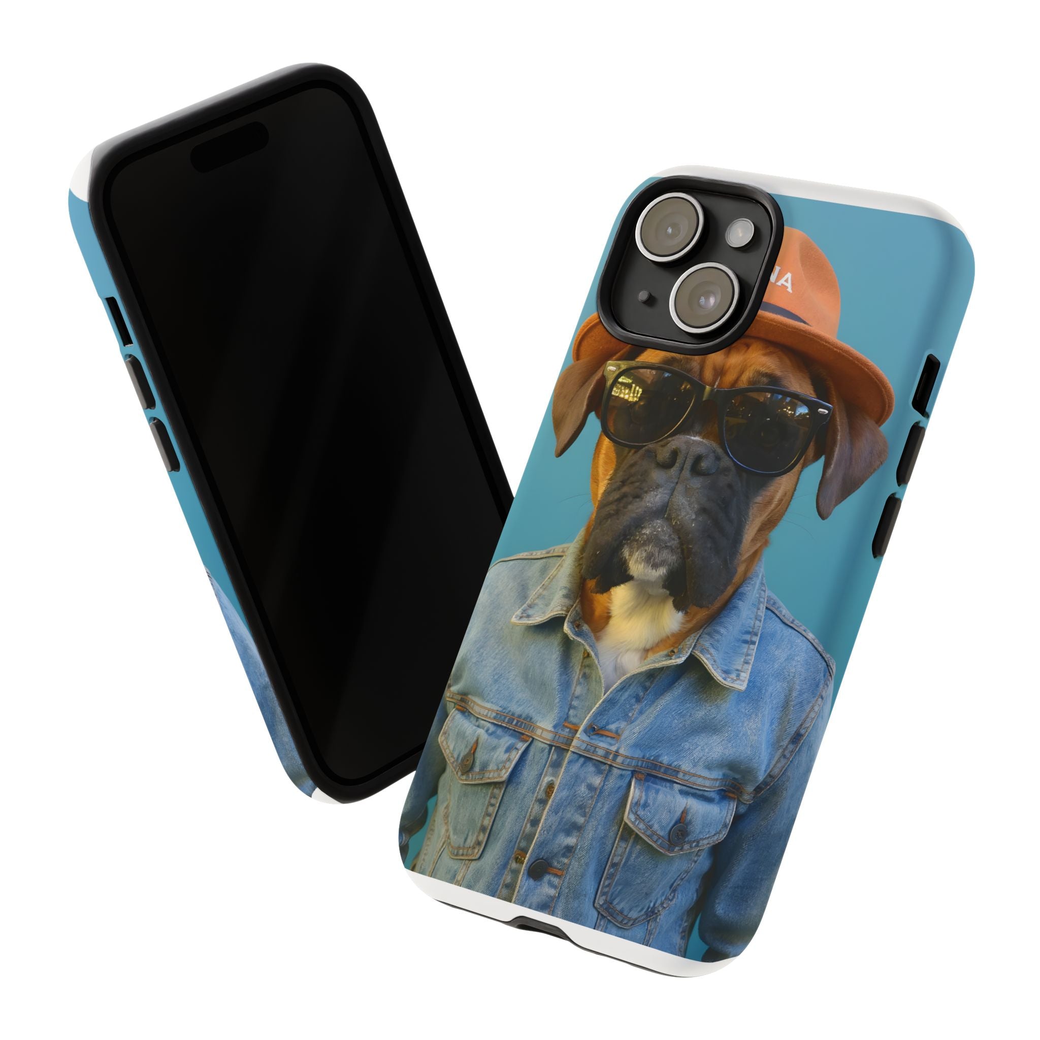 Dog Portrait PhCase - Denim Style - 80a6cbbd