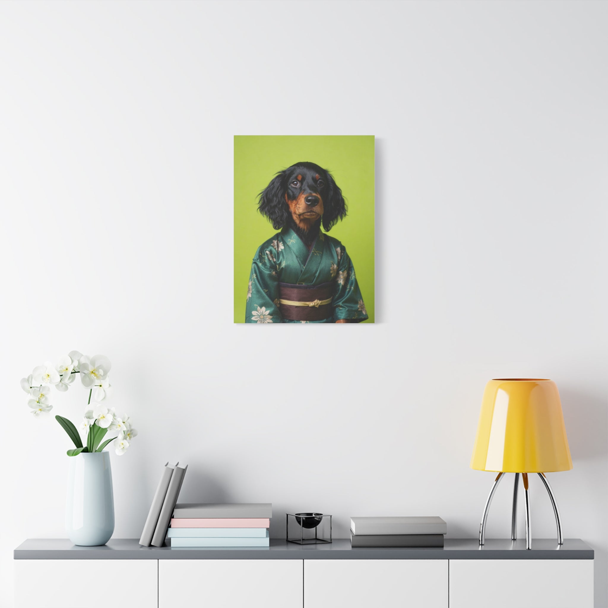 Dog Portrait Canvas - Kimono Vogue - 423db7fb