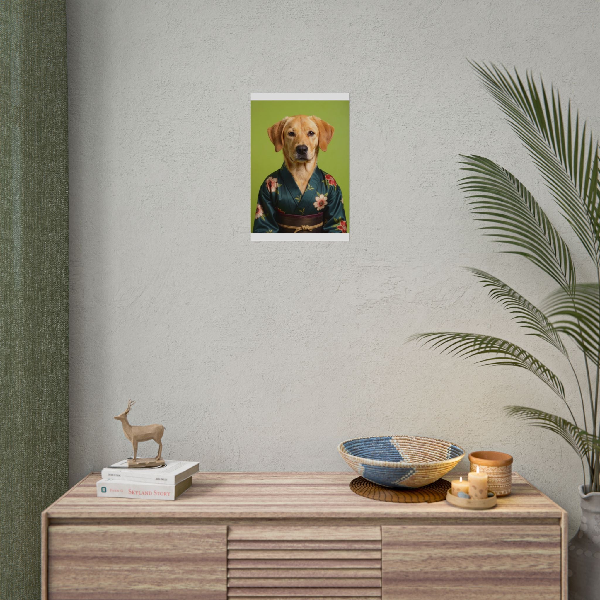 Dog Portrait FinArt - Kimono Vogue - 44f4e583
