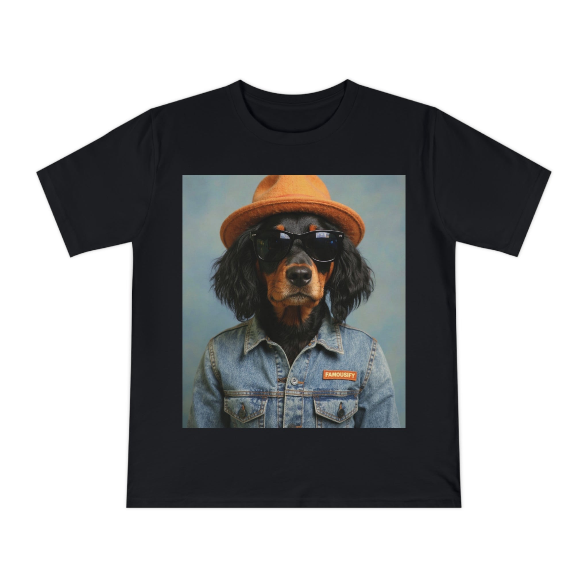 Dog Portrait TShirt - Denim Style - f186548d