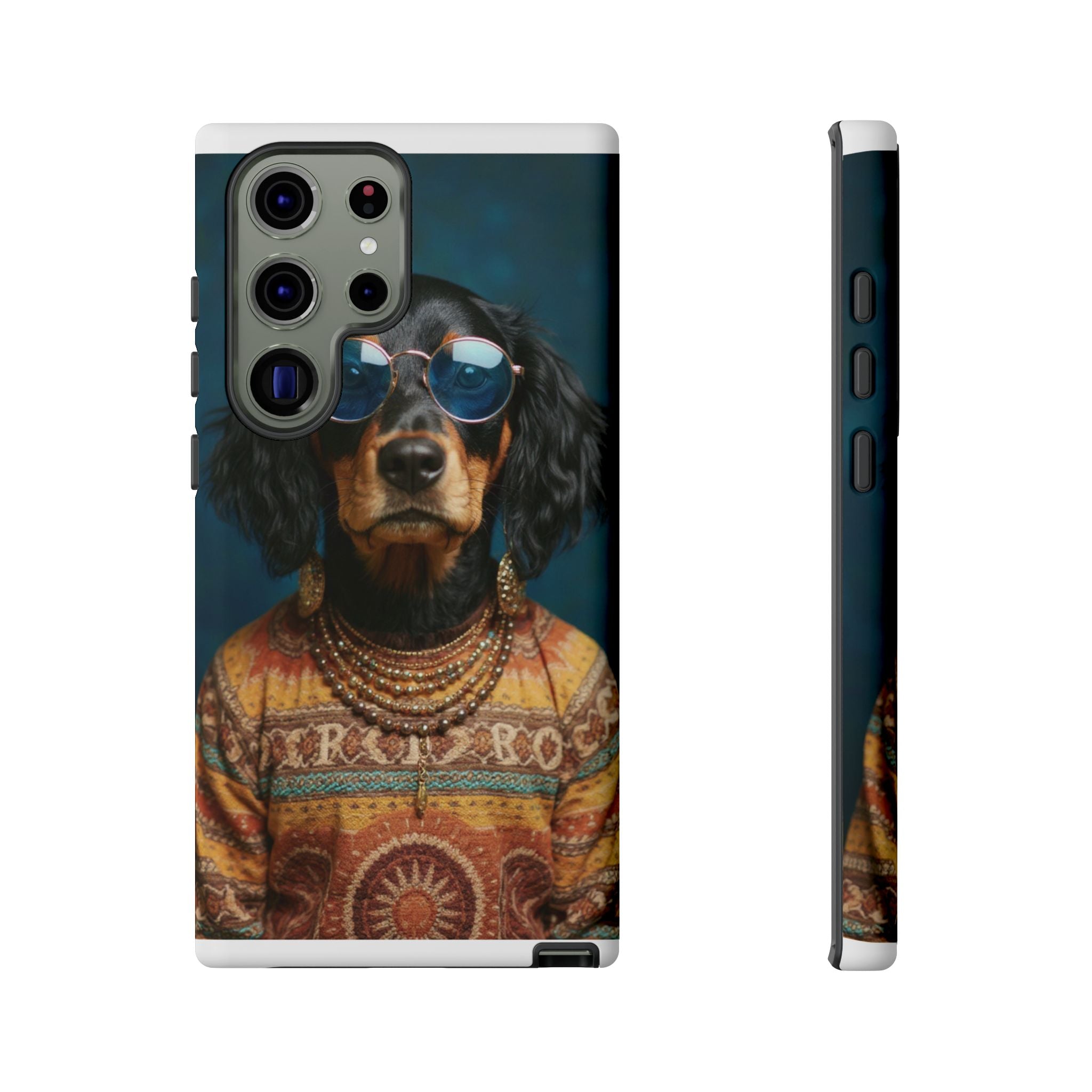 Dog Portrait PhCase - Hippy Style - e13b194d