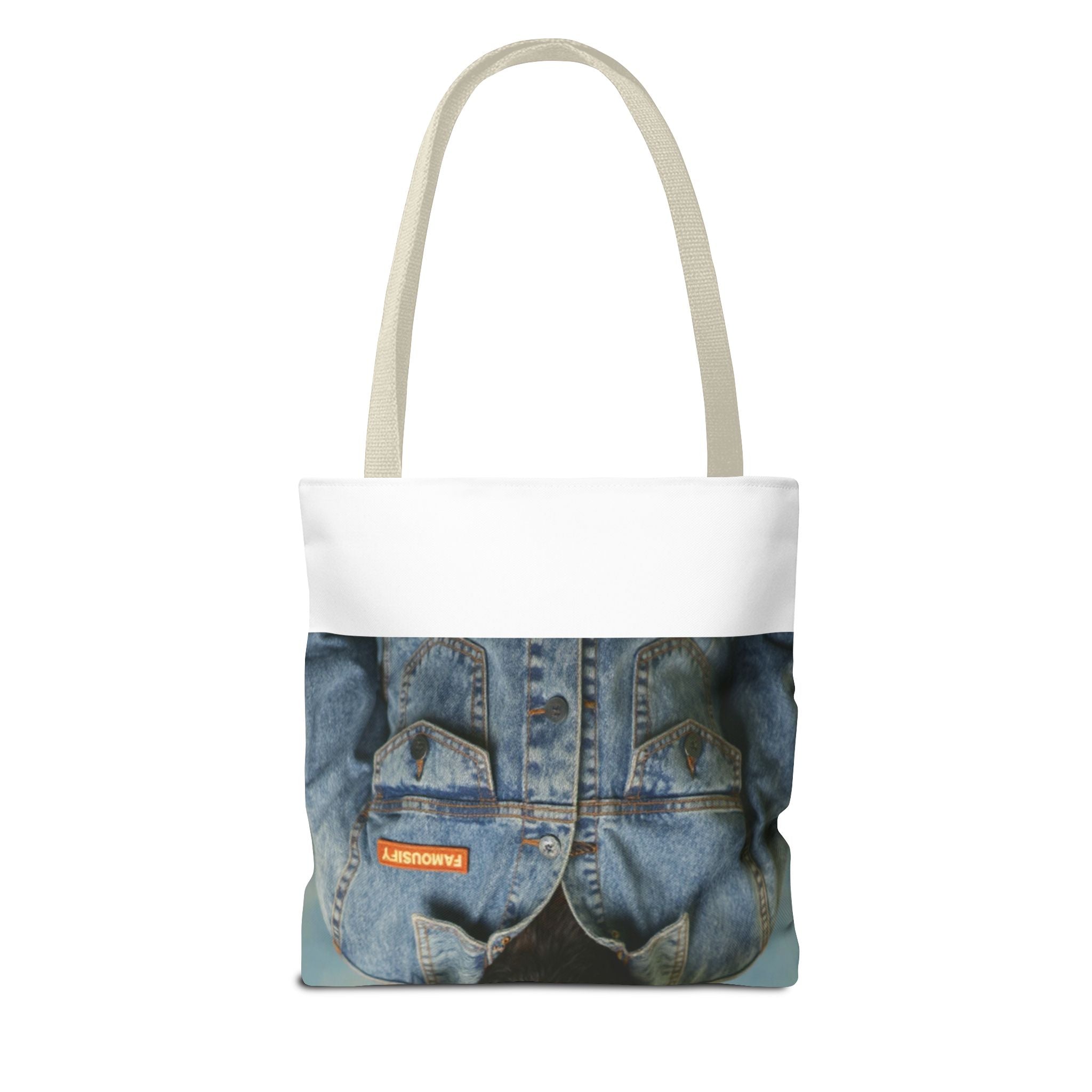 Dog Portrait ToteBg - Denim Style - 500e6c86