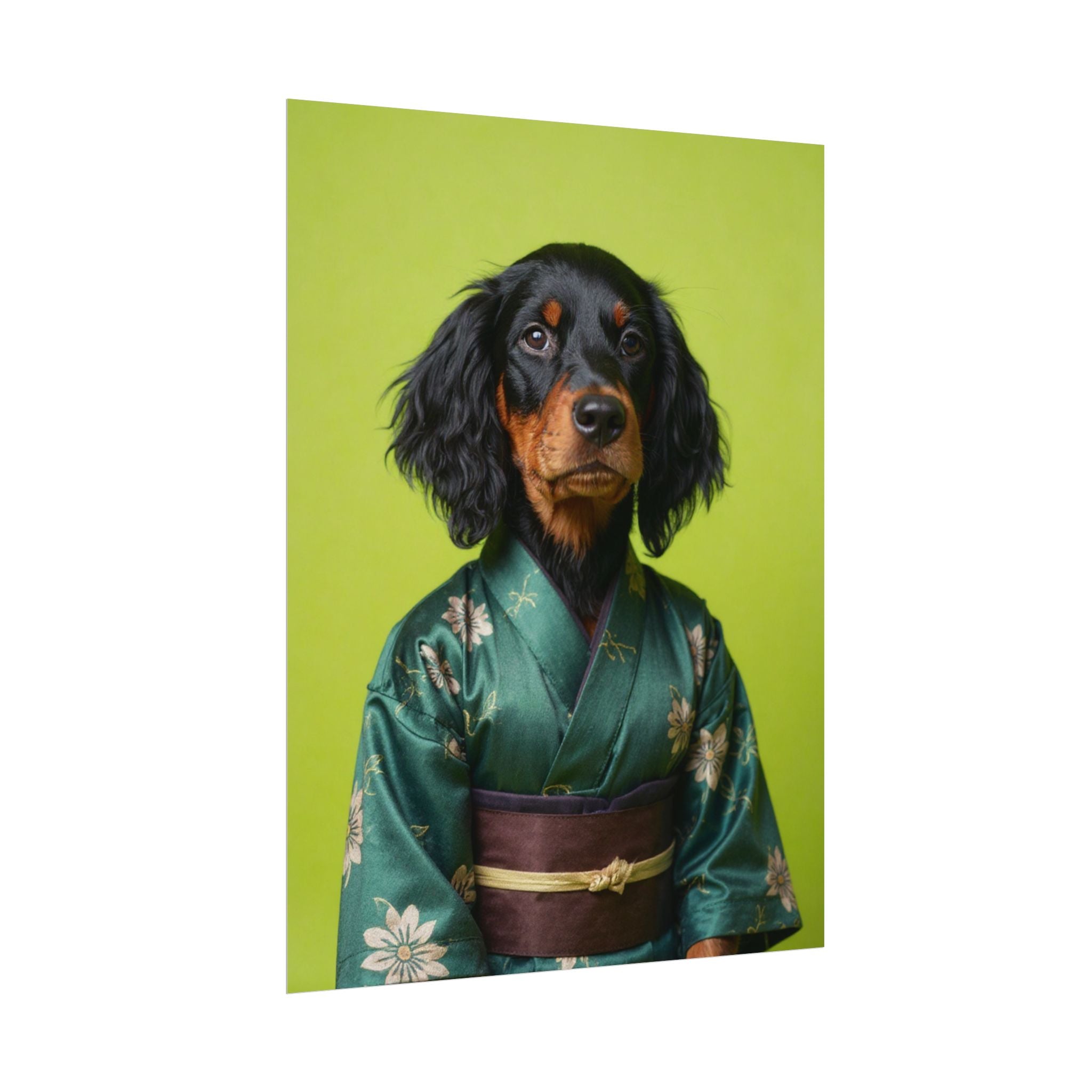 Dog Portrait FinArt - Kimono Vogue - 2fe80131