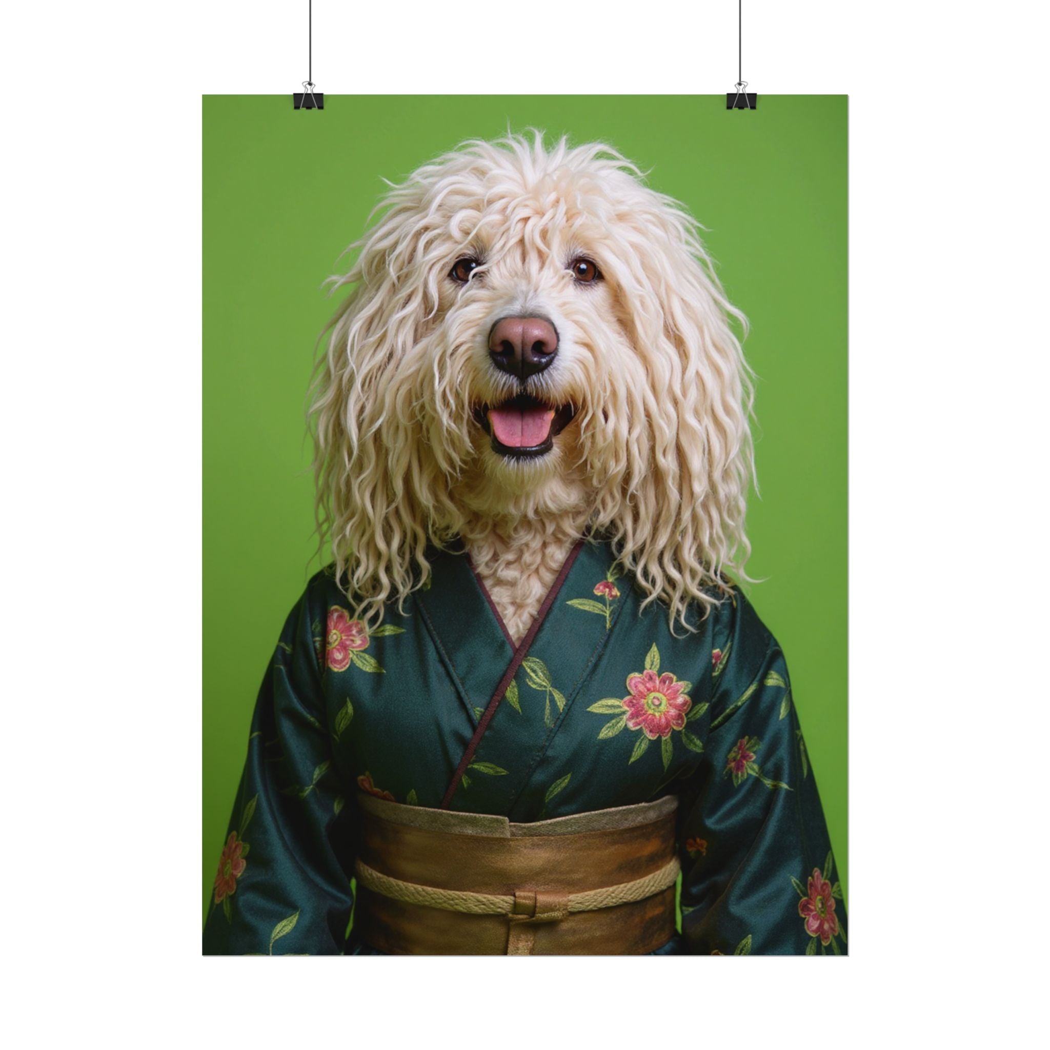 Dog Portrait FinArt - Kimono Vogue - 73bb0b16