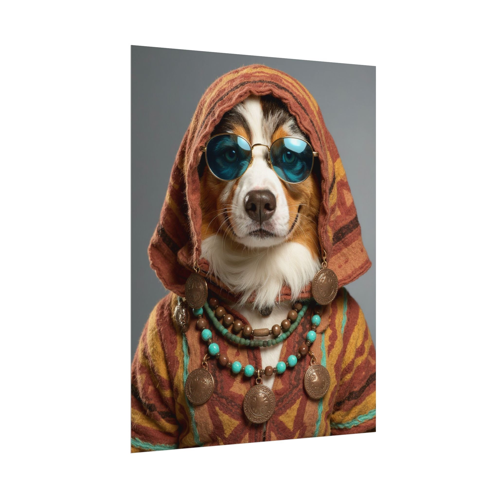 Dog Portrait FinArt - Hippy Style - 7d364c0c