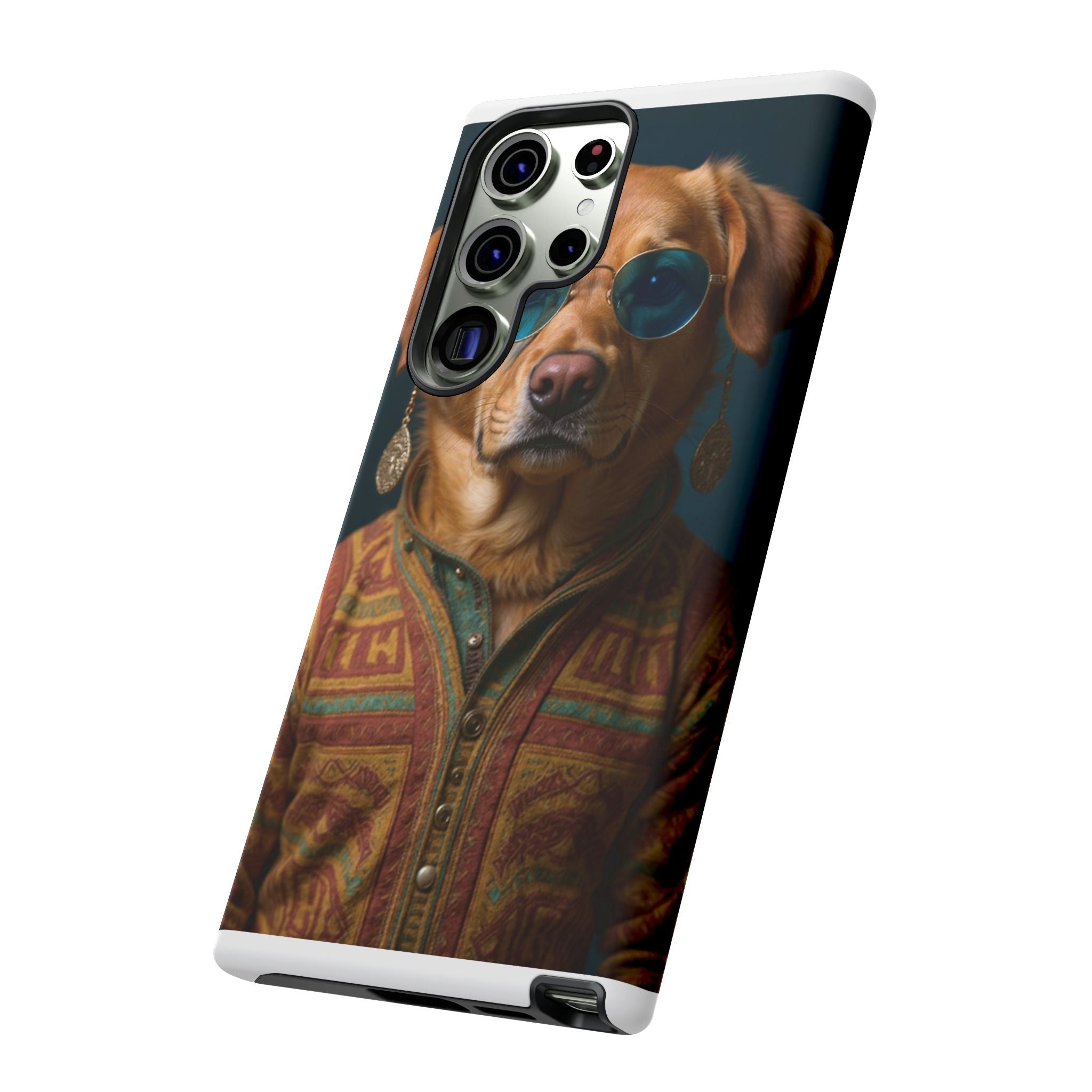 Dog Portrait PhCase - Hippy Style - 56d9d3ee