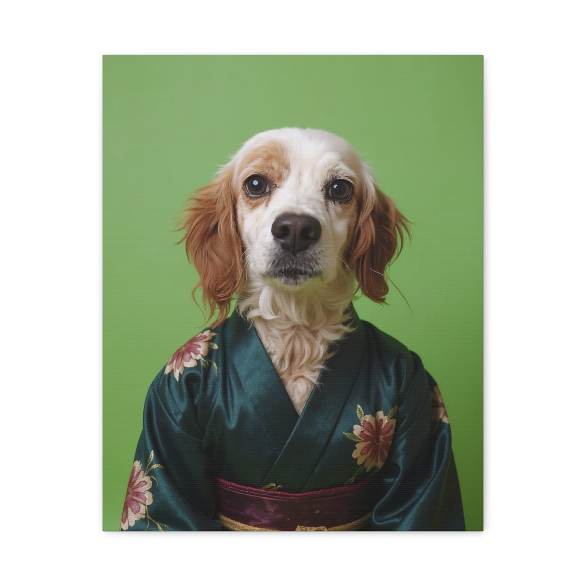 Dog Portrait Canvas - Kimono Vogue - 6257181d