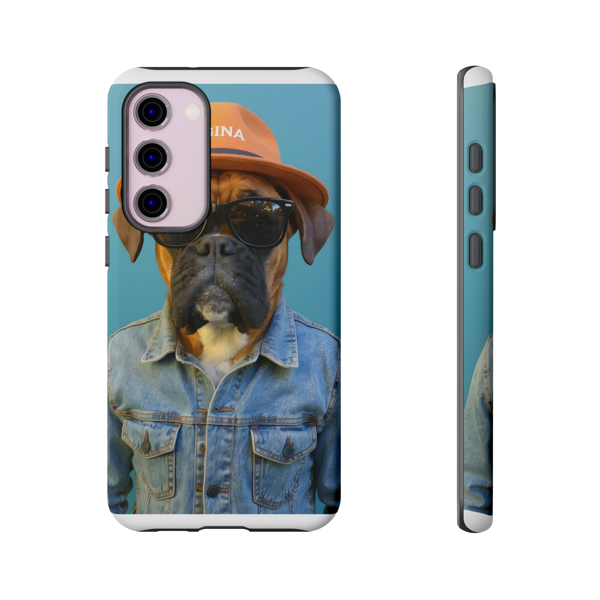 Dog Portrait PhCase - Denim Style - 80a6cbbd