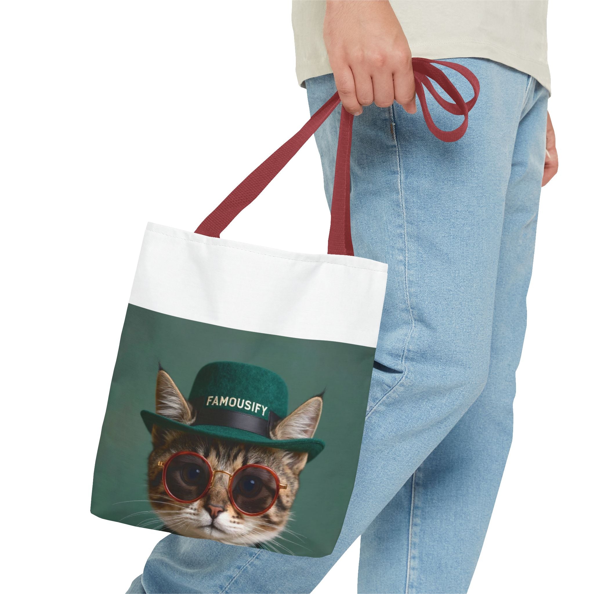 Dog Portrait ToteBg - Cat Style - 1bcb2480