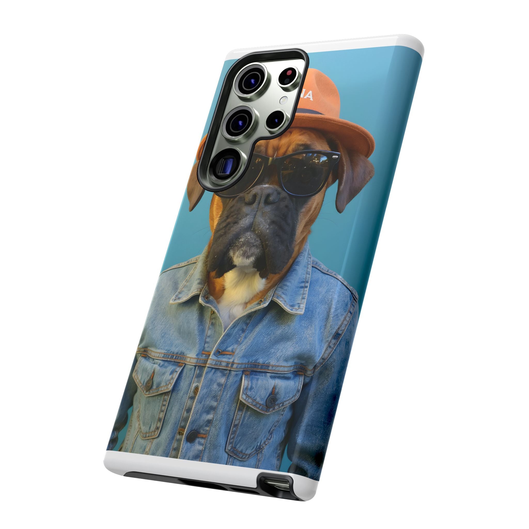 Dog Portrait PhCase - Denim Style - 80a6cbbd