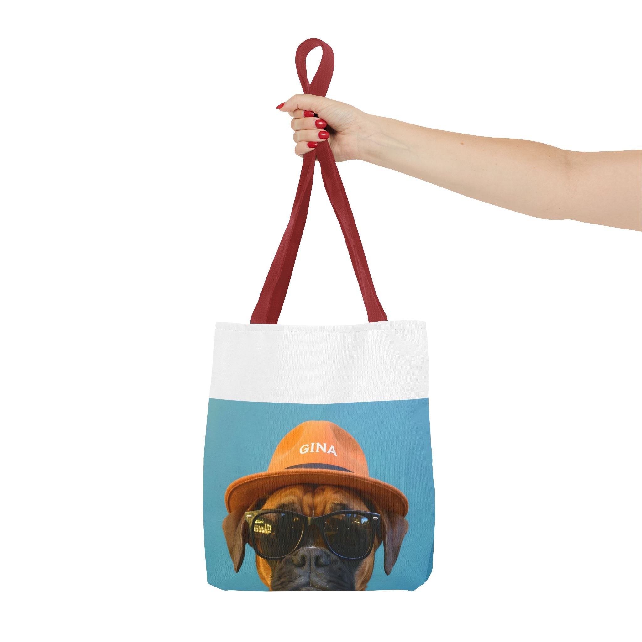 Dog Portrait ToteBg - Denim Style - f82322ec