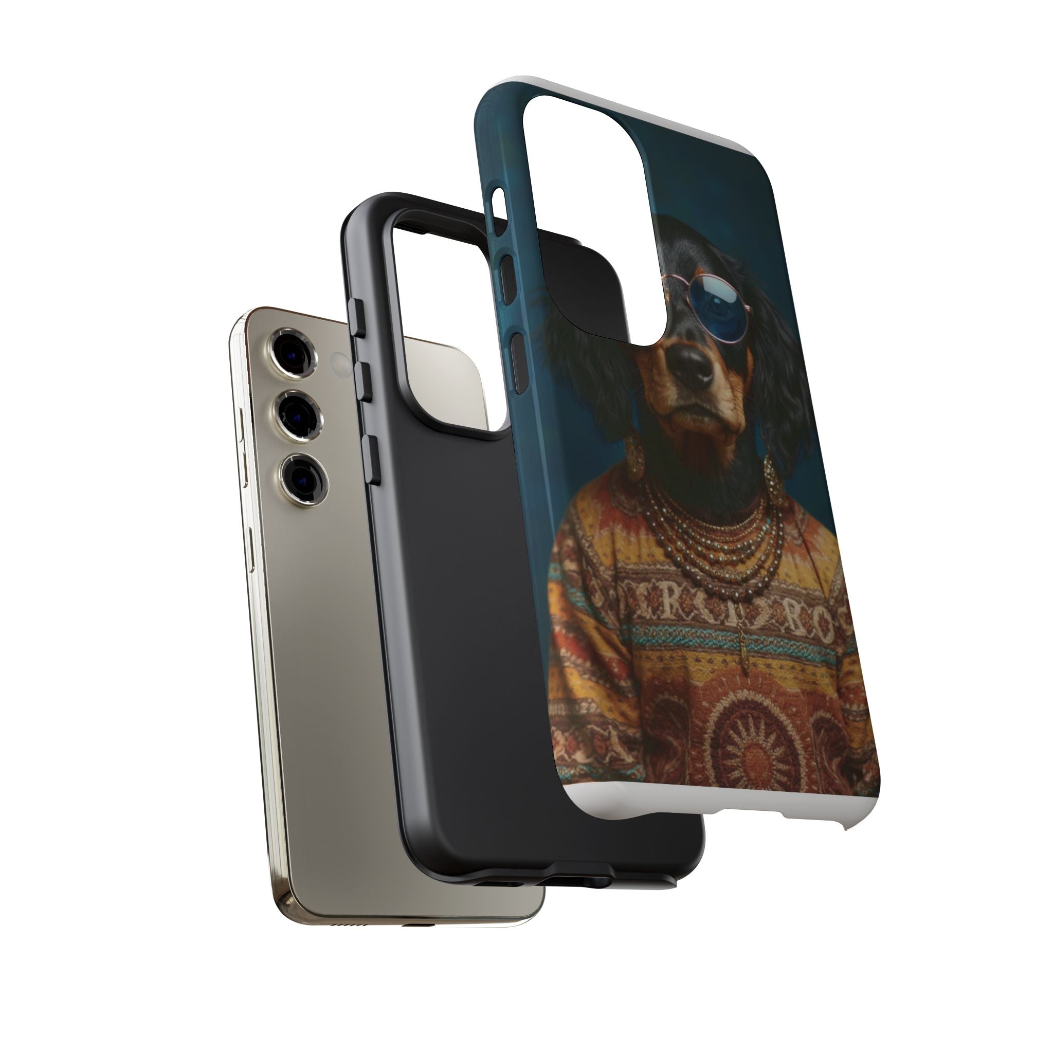 Dog Portrait PhCase - Hippy Style - e13b194d