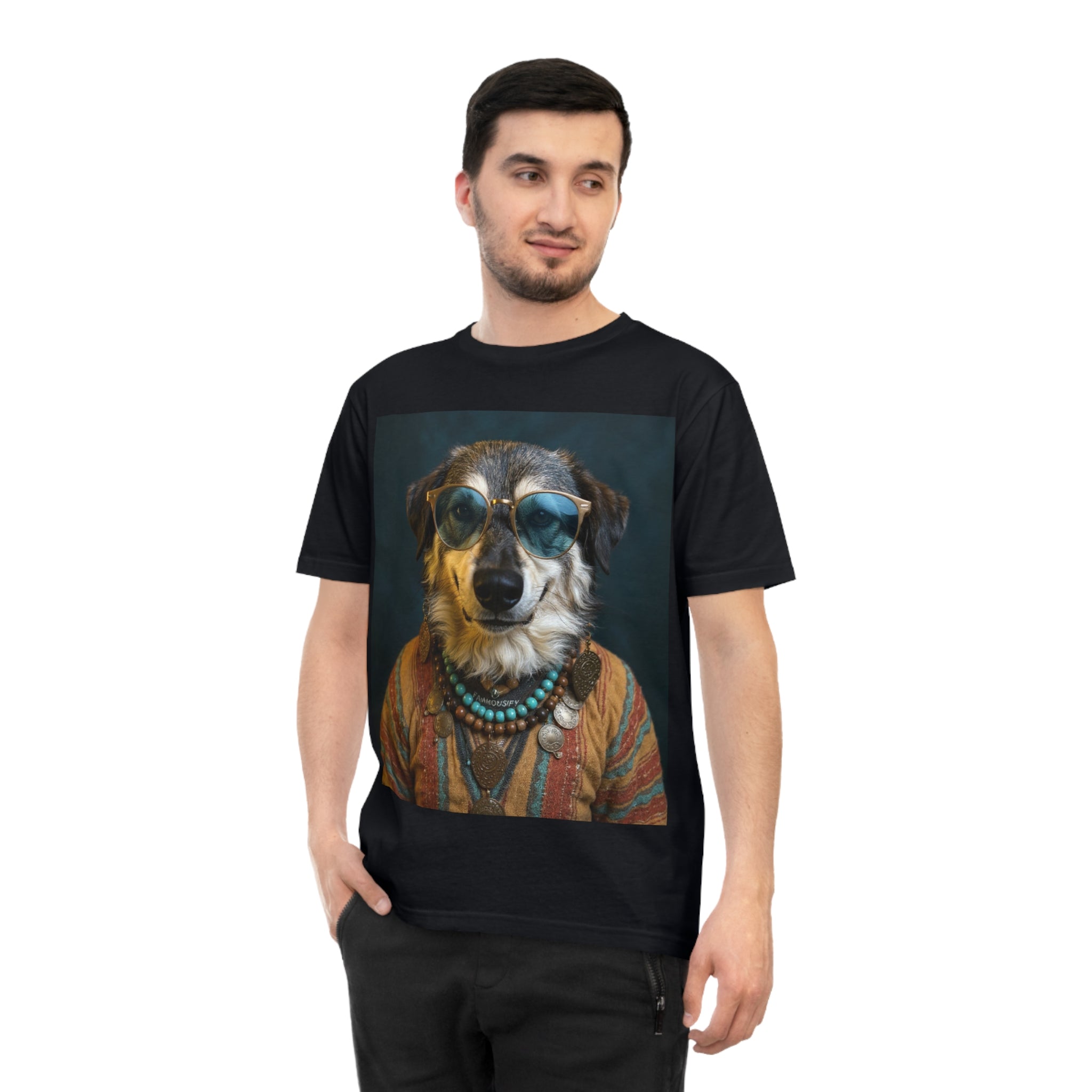 Dog Portrait TShirt - Hippy Style - abb82534