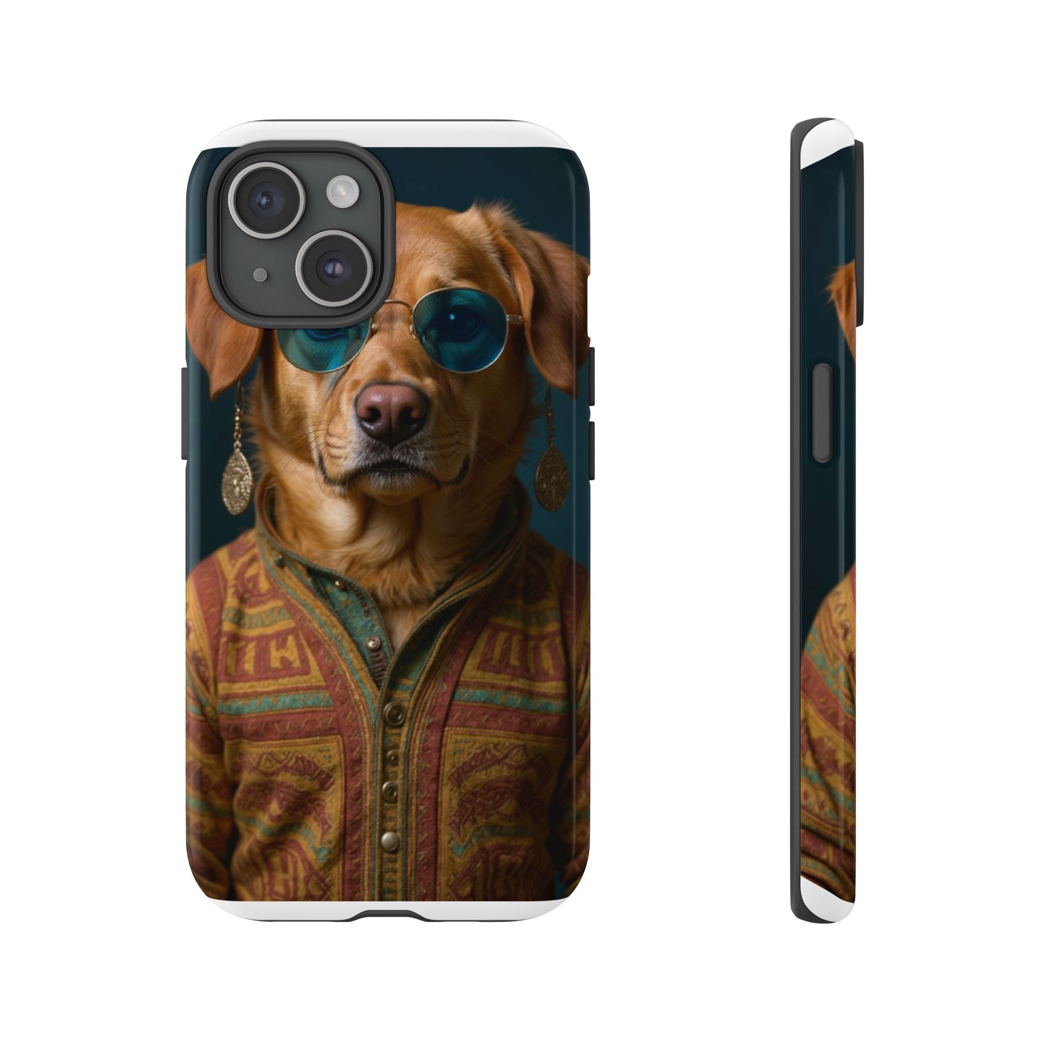 Dog Portrait PhCase - Hippy Style - 56d9d3ee