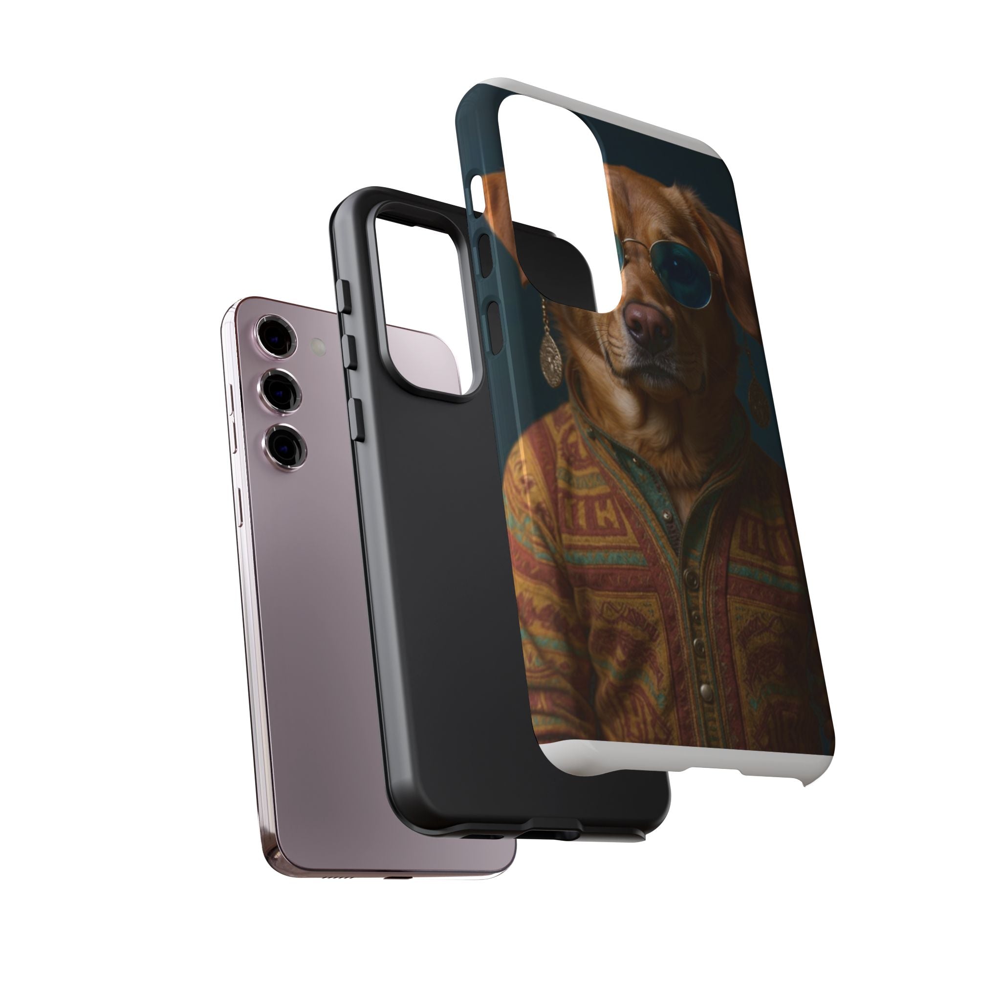 Dog Portrait PhCase - Hippy Style - 56d9d3ee
