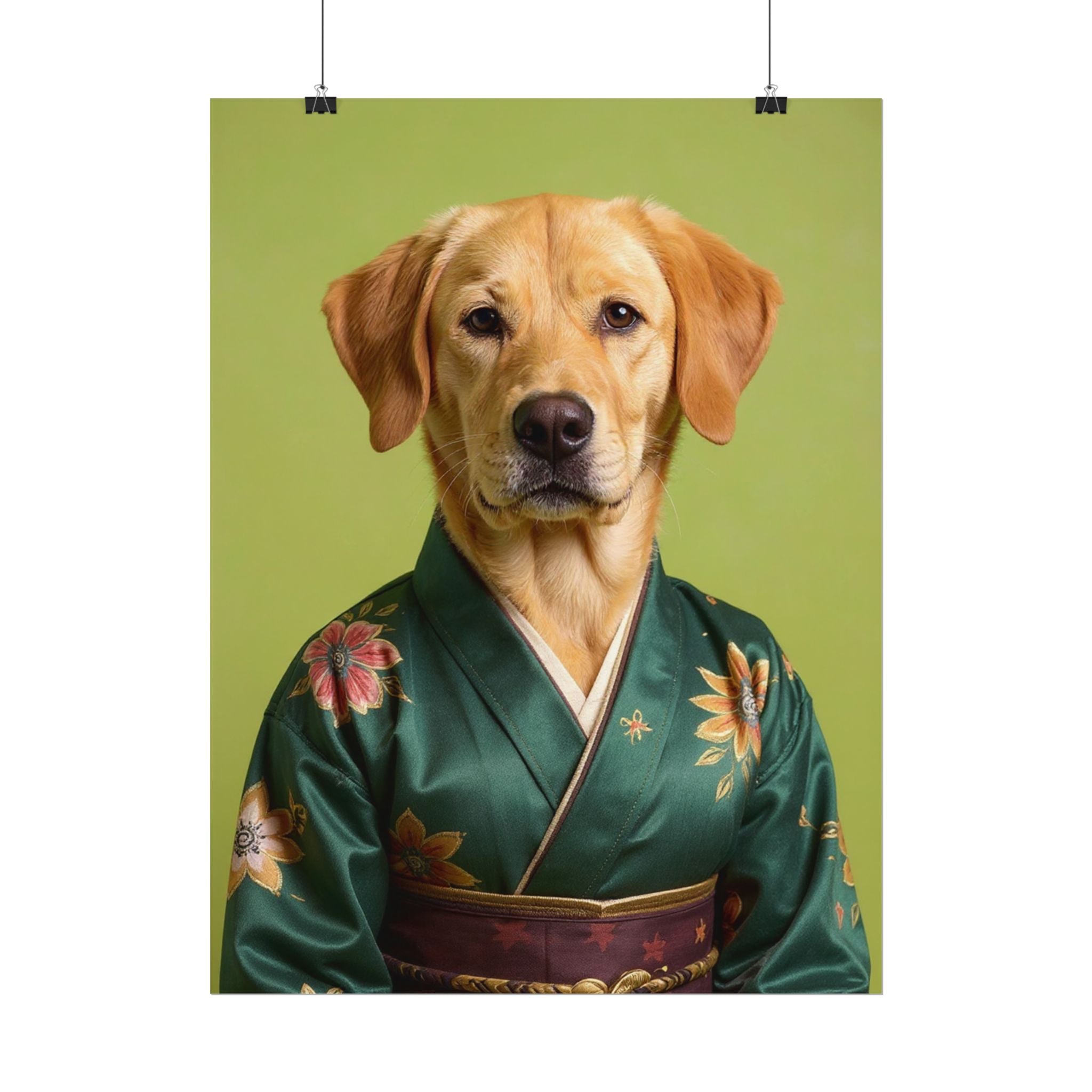 Dog Portrait FinArt - Kimono Vogue - b56d339f