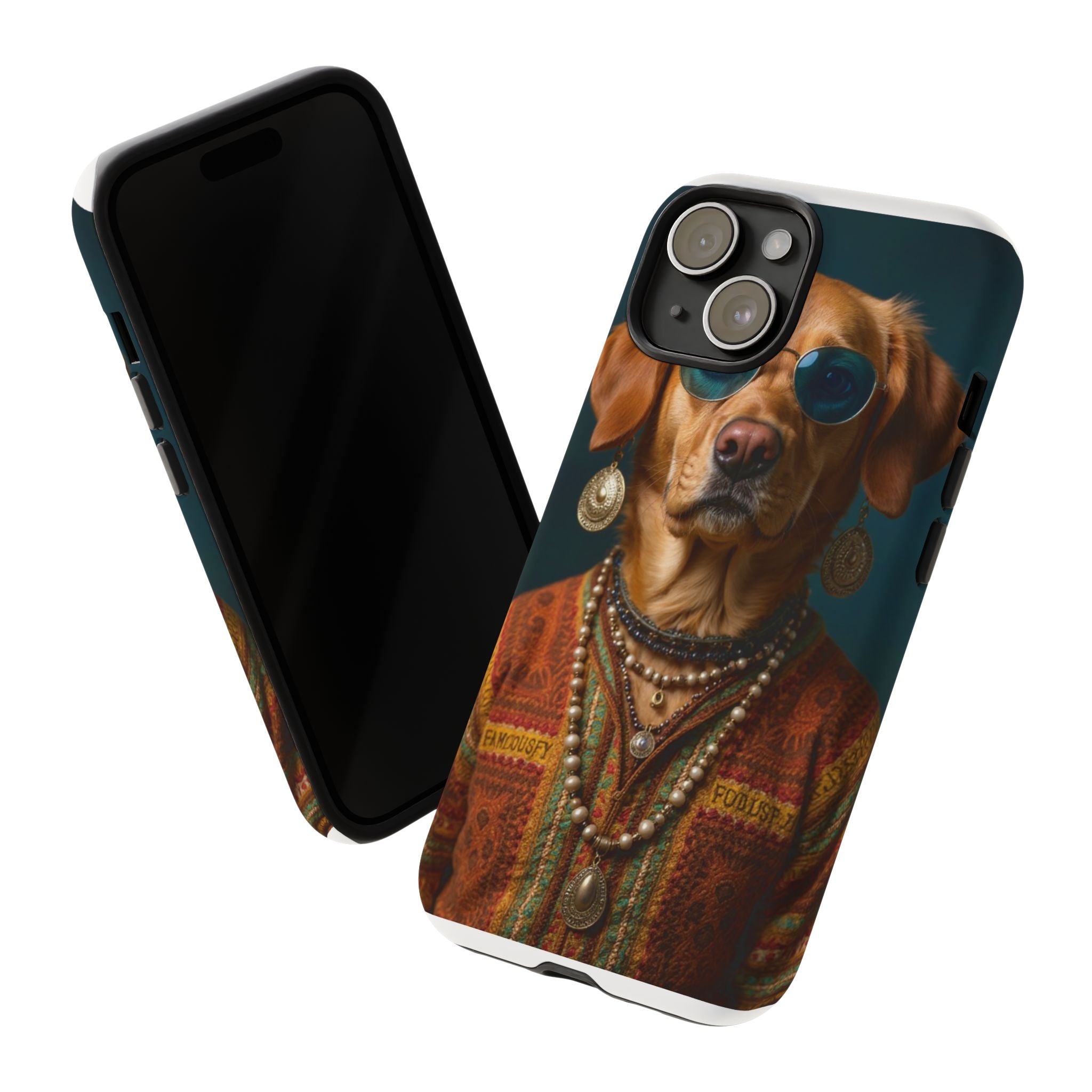 Dog Portrait PhCase - Hippy Style - e5e32dba