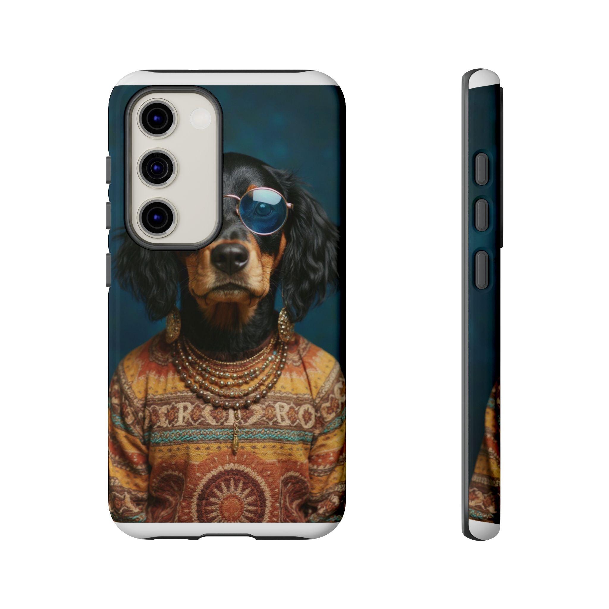 Dog Portrait PhCase - Hippy Style - e13b194d