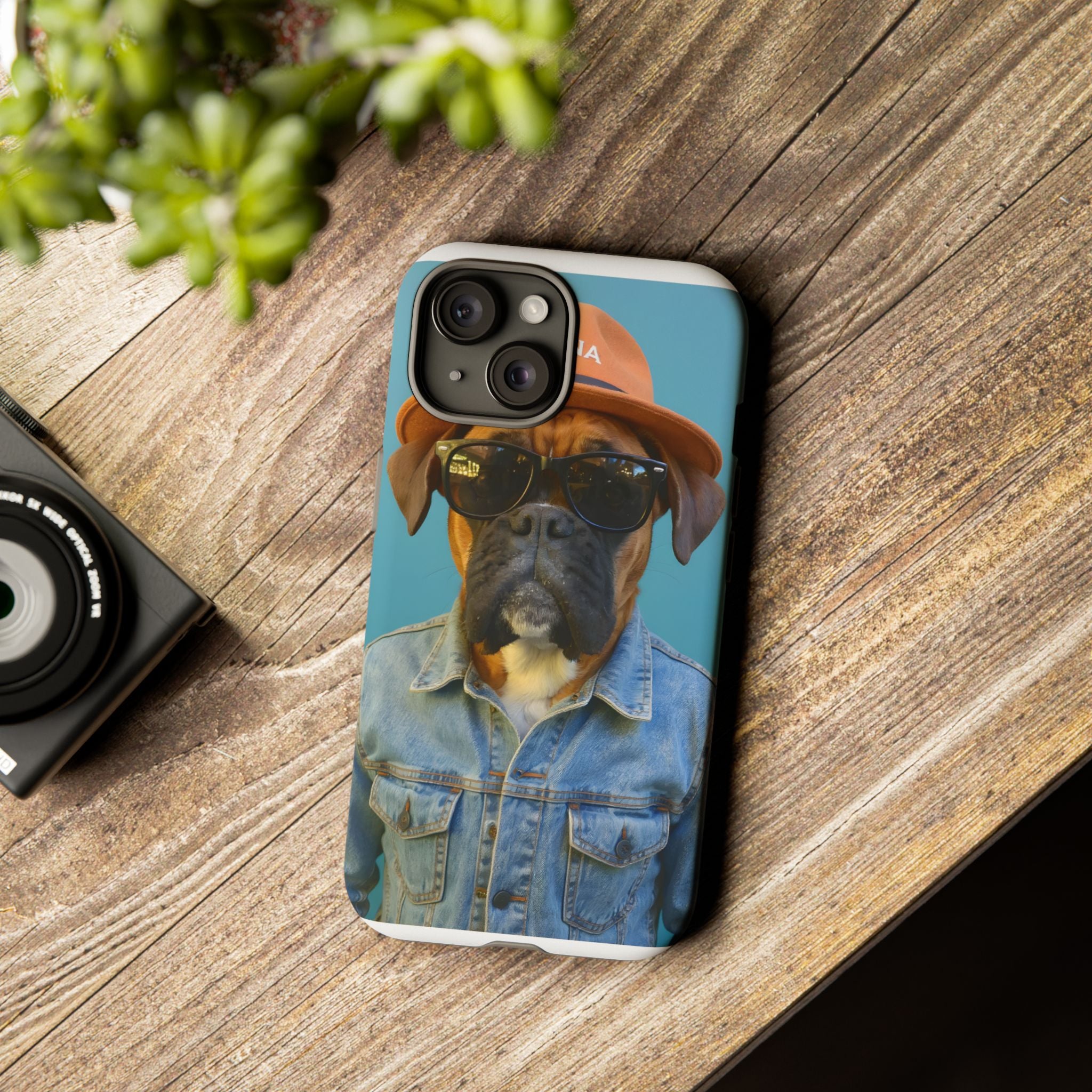 Dog Portrait PhCase - Denim Style - 80a6cbbd