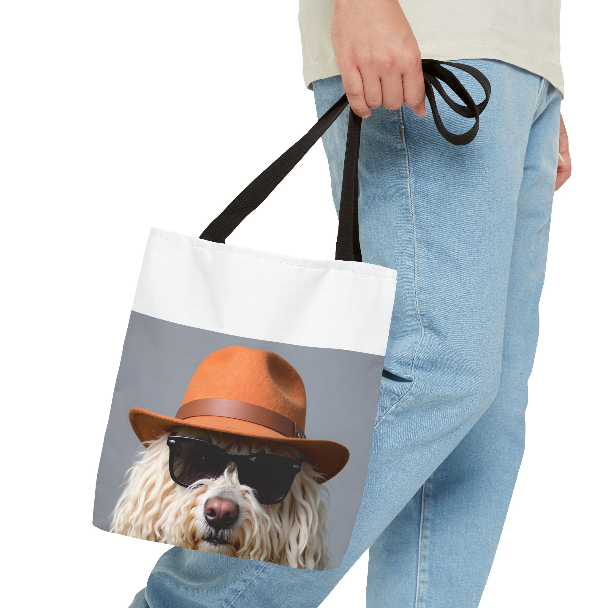 Dog Portrait ToteBg - Denim Style - 89302423