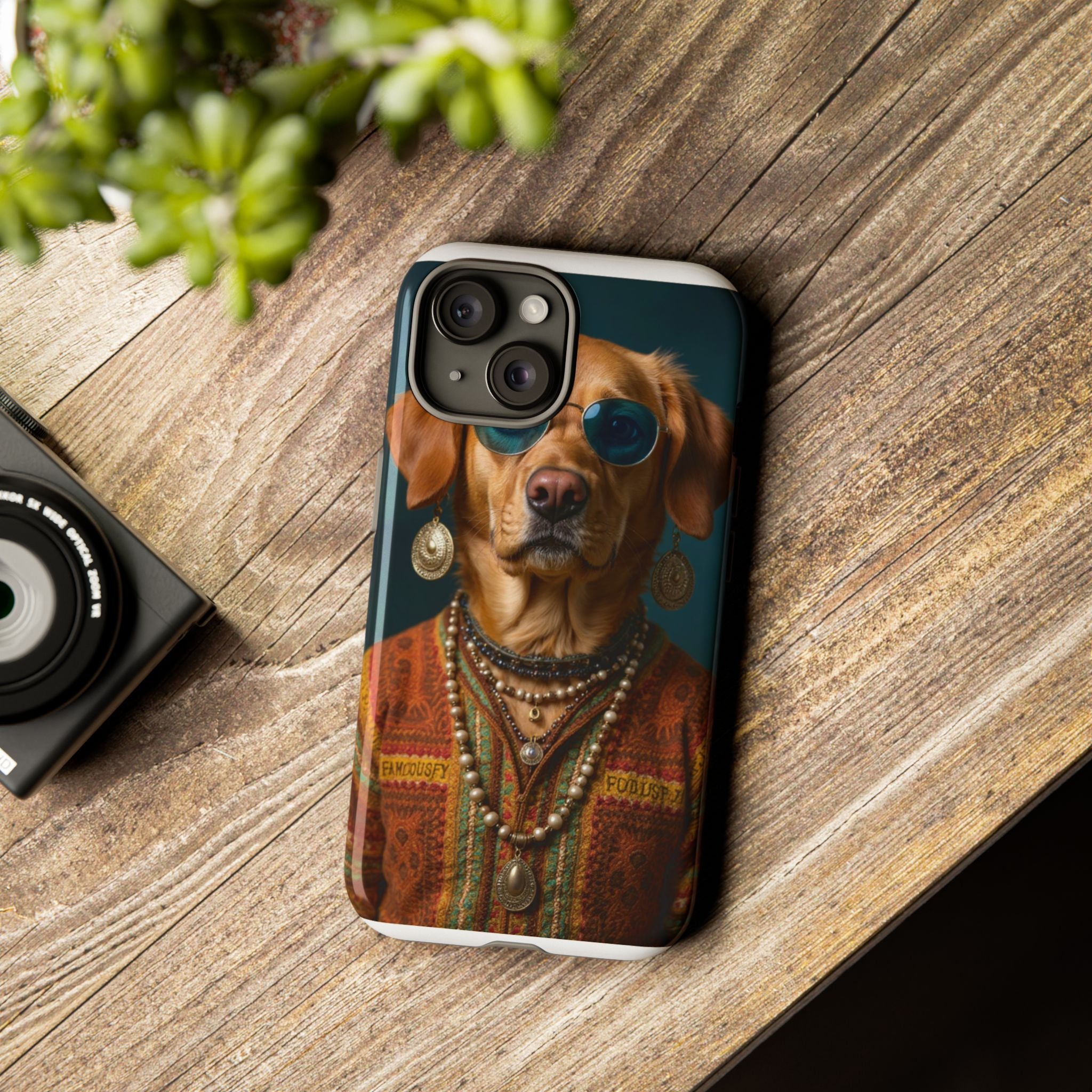 Dog Portrait PhCase - Hippy Style - e5e32dba
