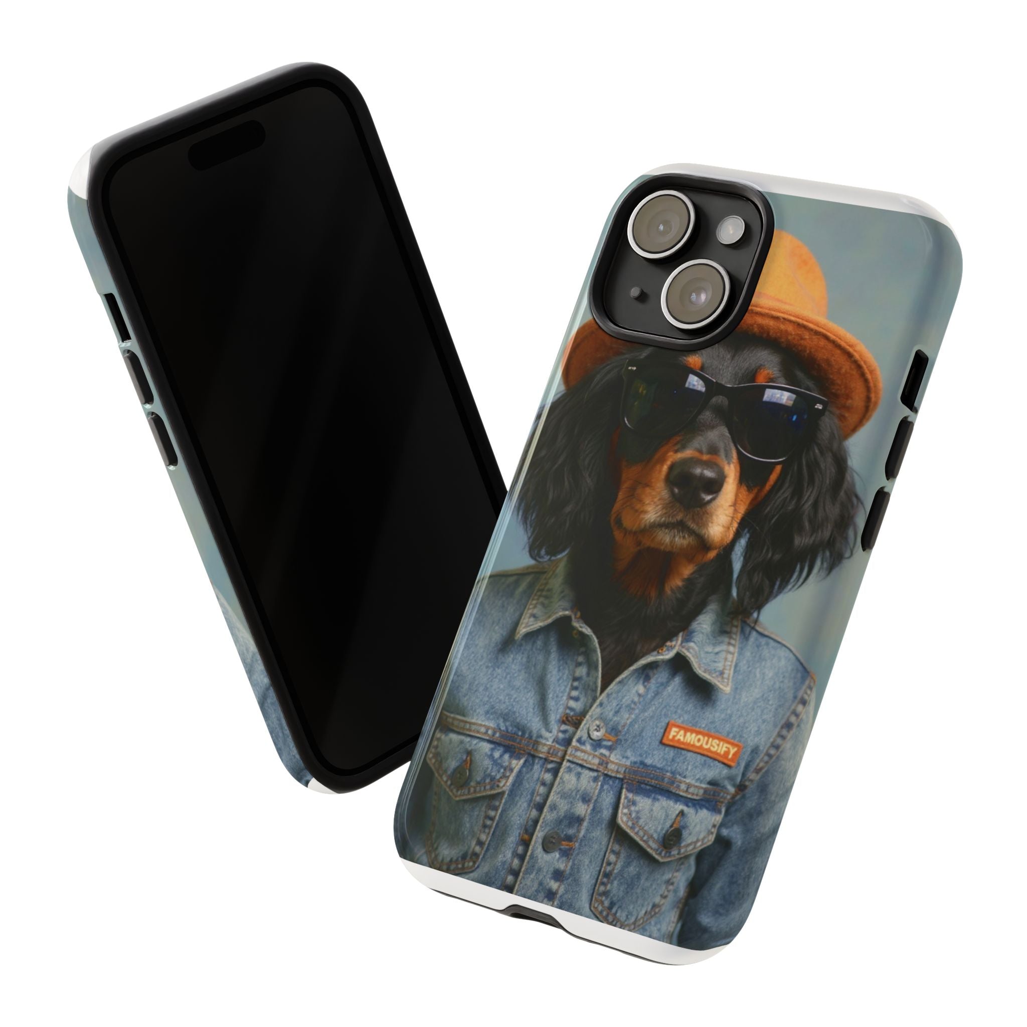 Dog Portrait PhCase - Denim Style - 4553b031