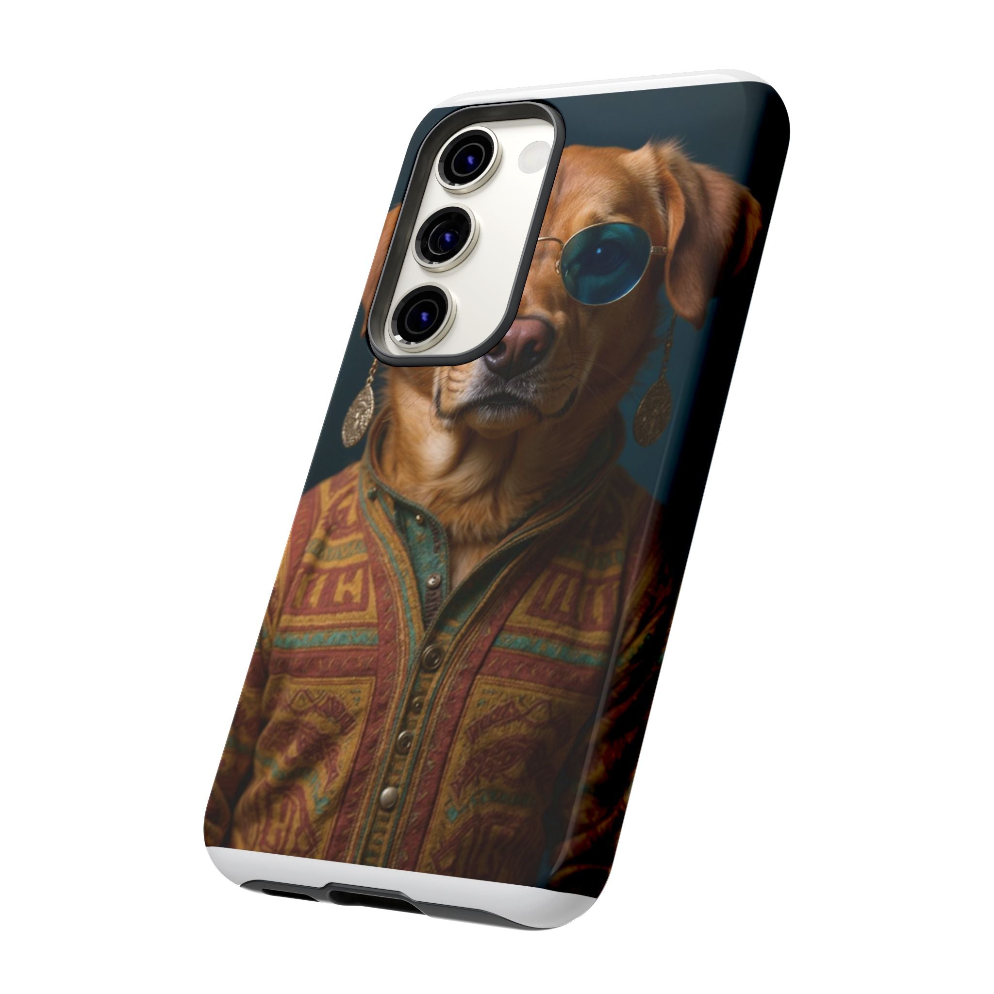 Dog Portrait PhCase - Hippy Style - 56d9d3ee