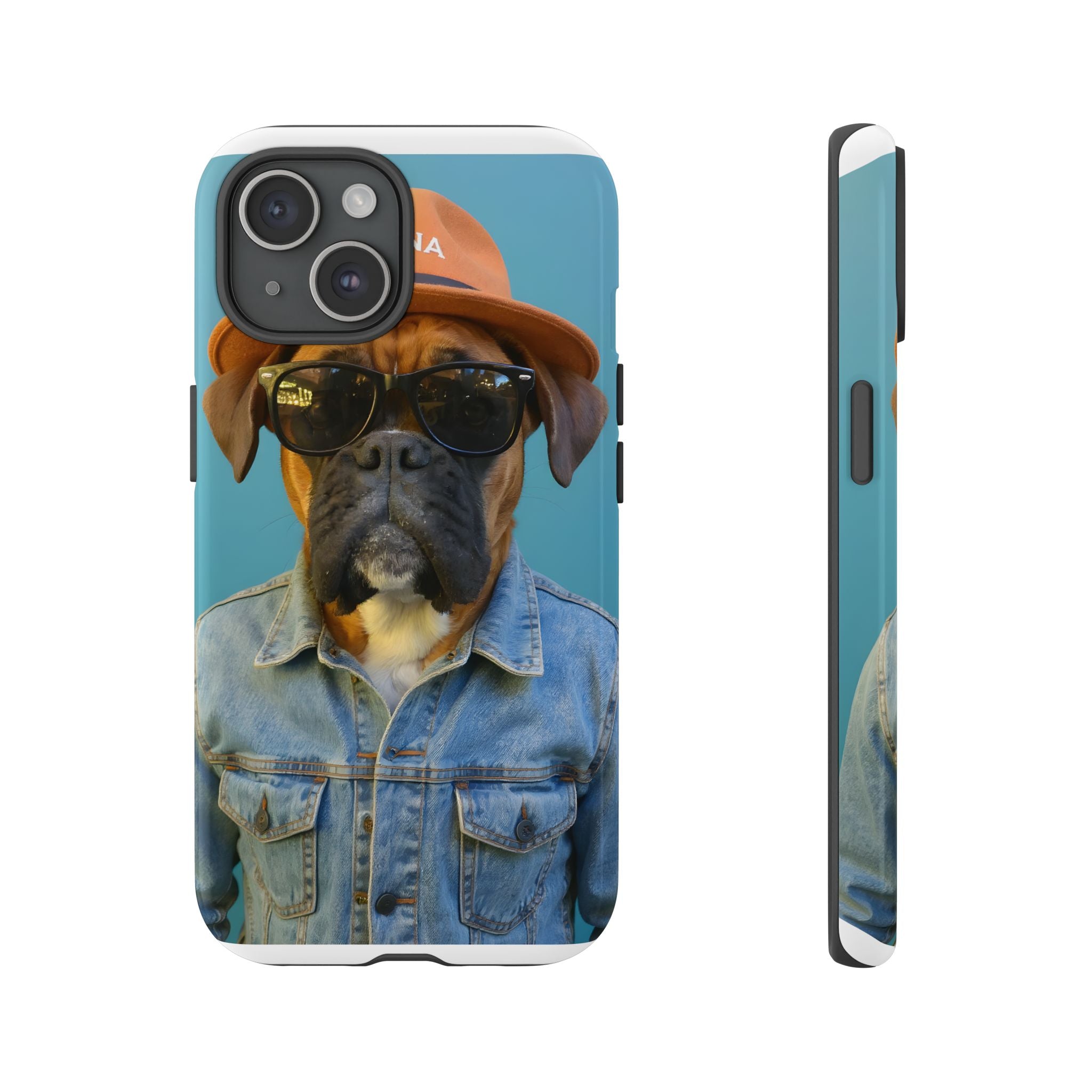 Dog Portrait PhCase - Denim Style - 80a6cbbd