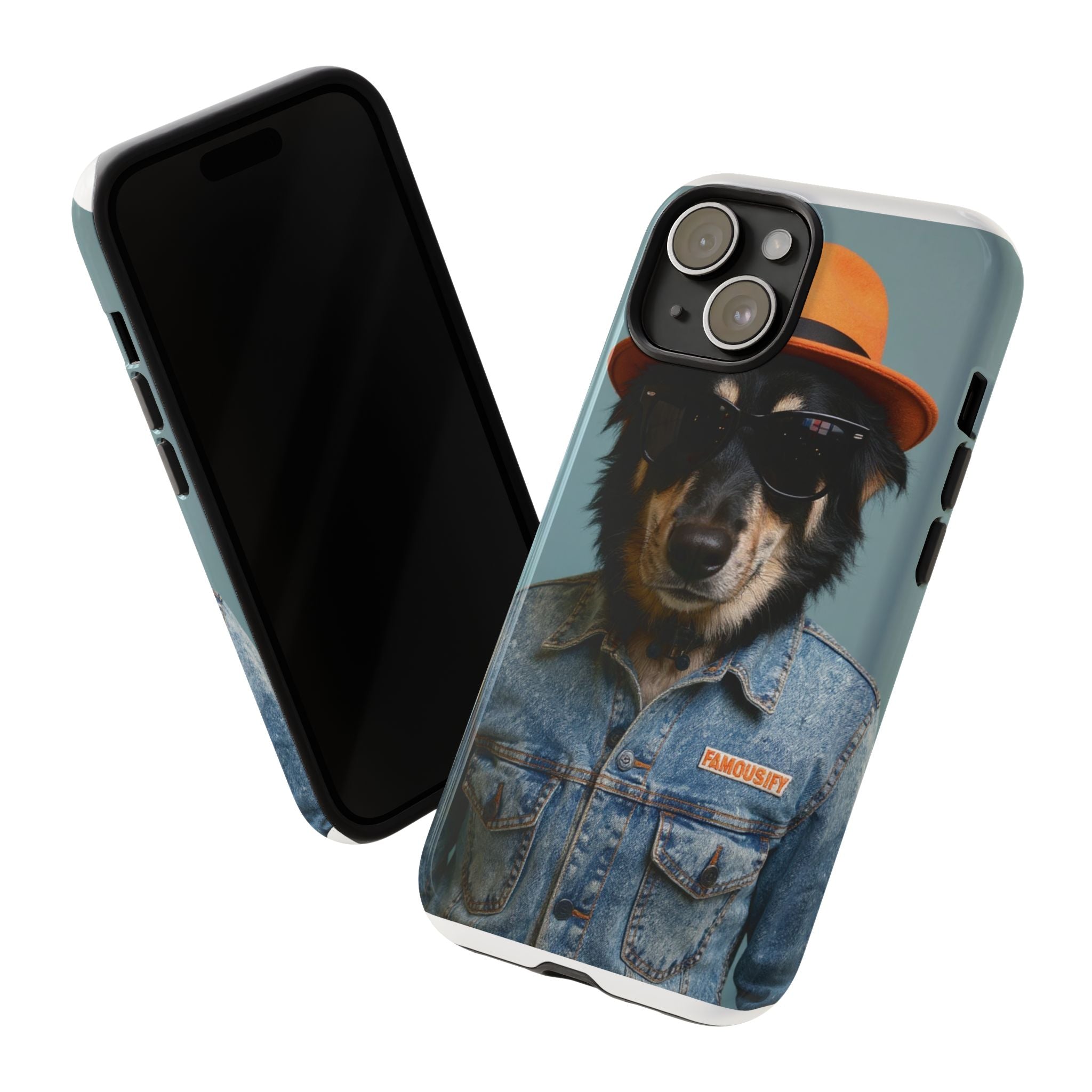 Dog Portrait PhCase - Denim Style - 44e720dd