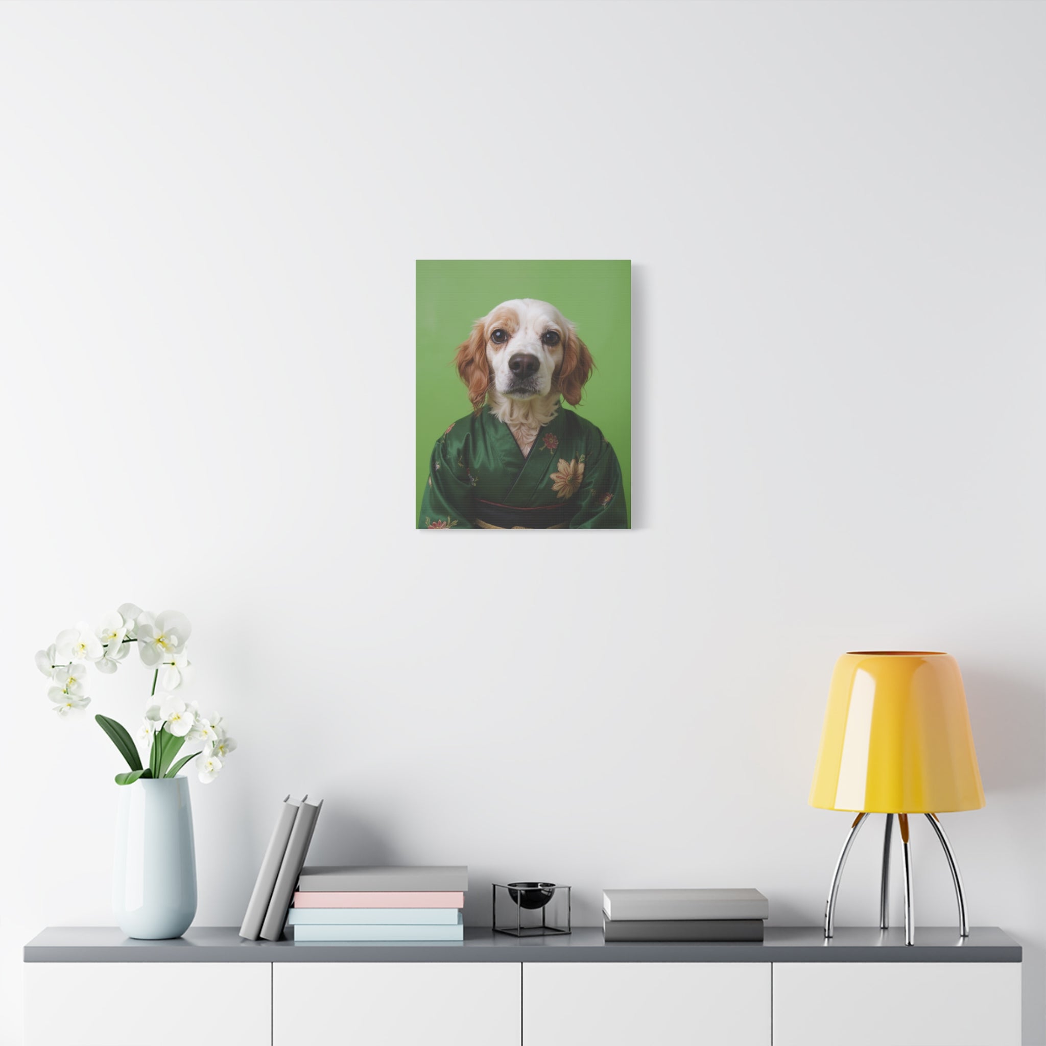 Dog Portrait Canvas - Kimono Vogue - d72d1f28