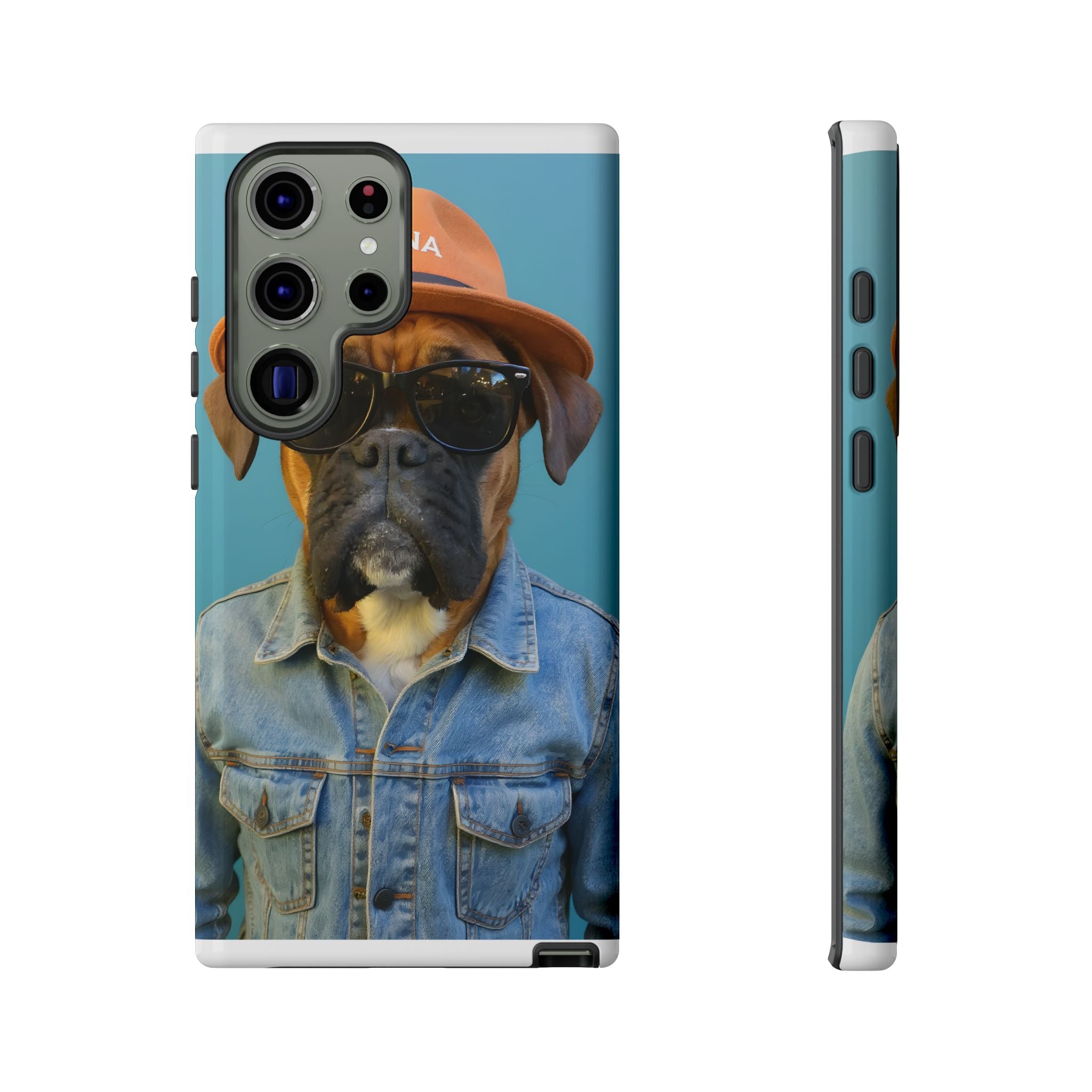 Dog Portrait PhCase - Denim Style - 80a6cbbd