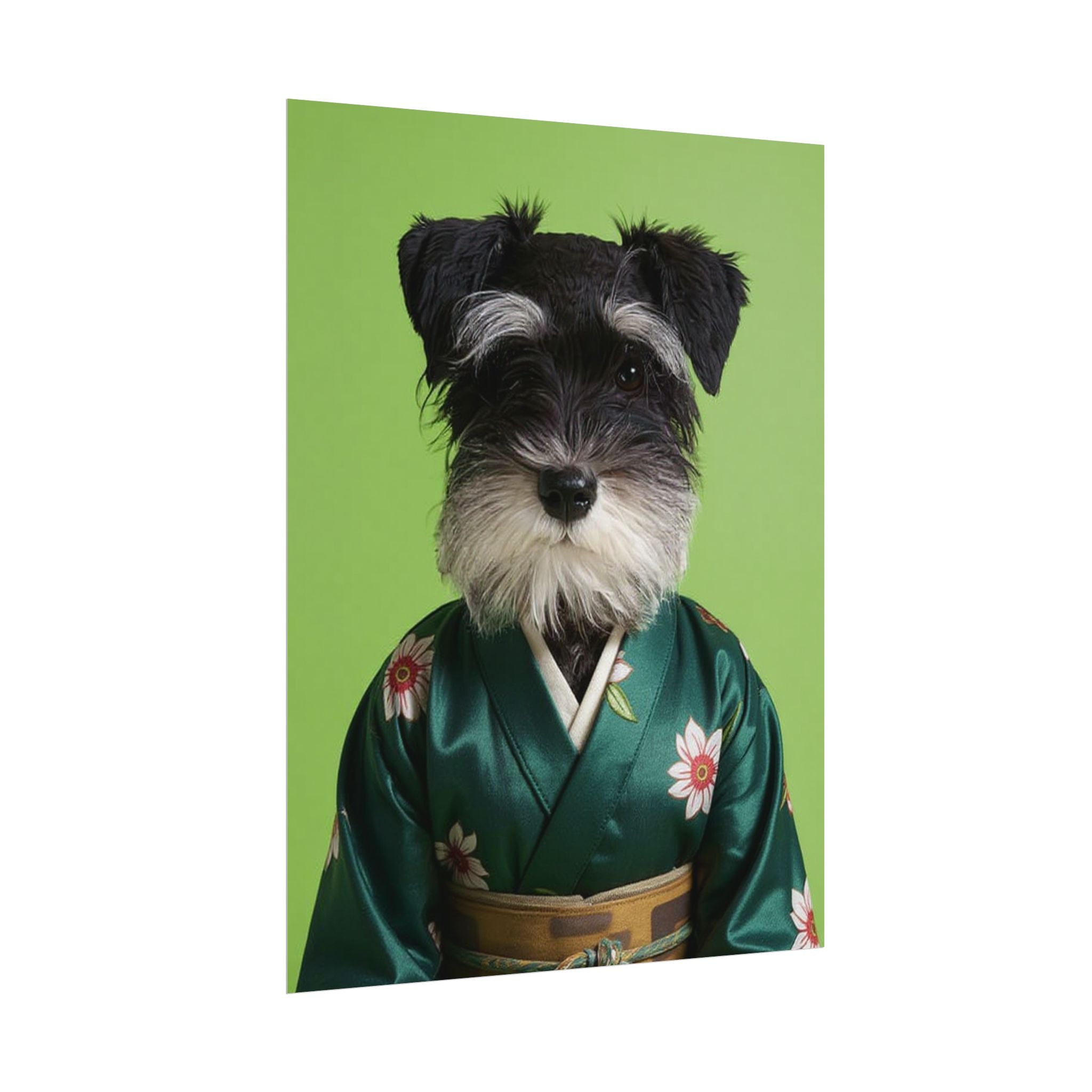 Dog Portrait FinArt - Kimono Vogue - ea5be942