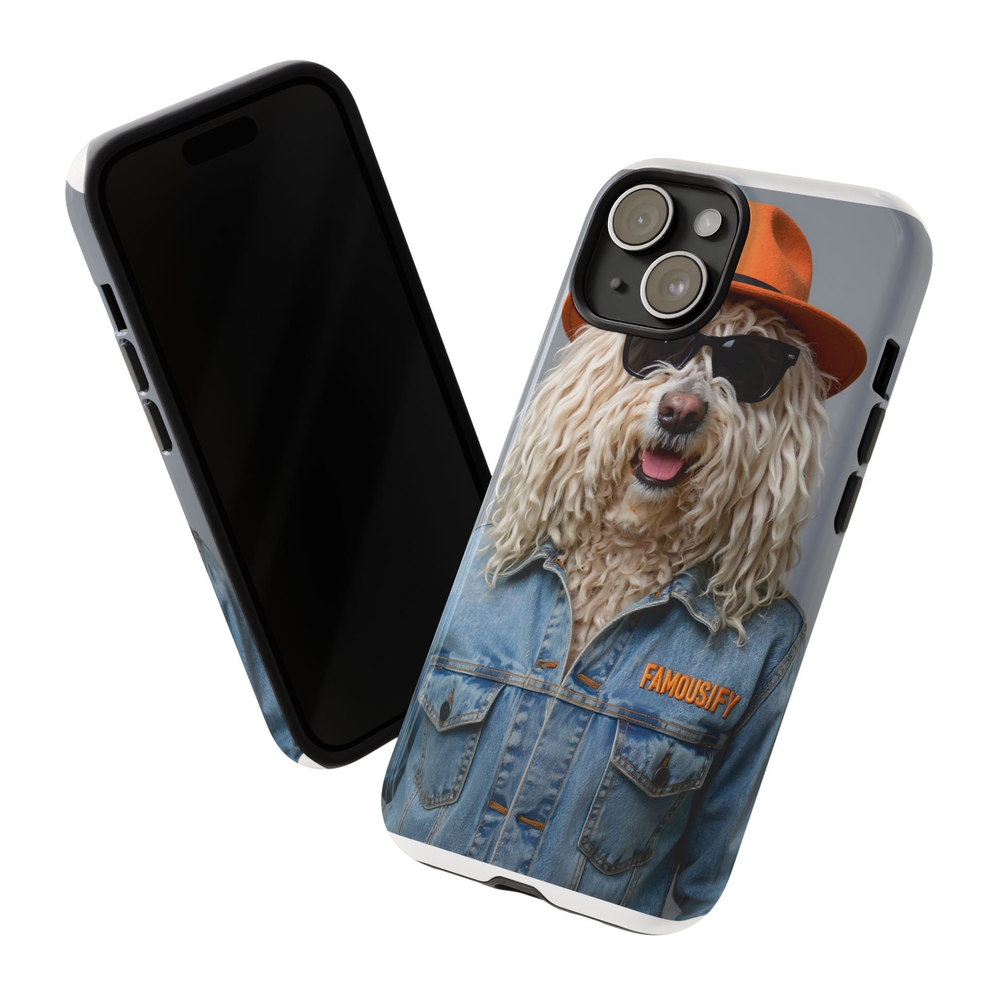 Dog Portrait PhCase - Denim Style - 2b67a892