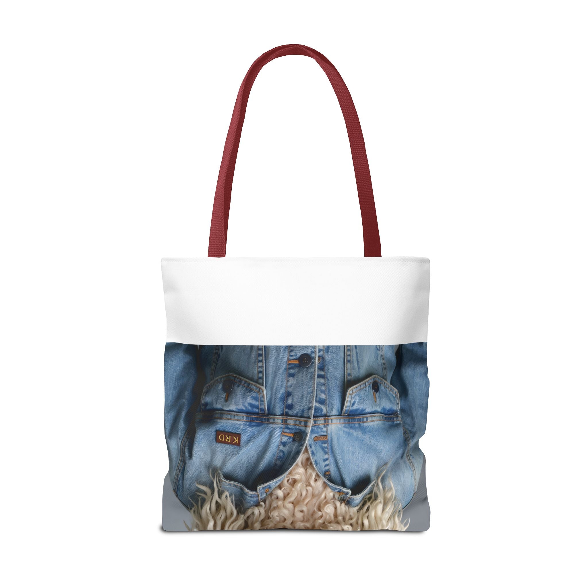 Dog Portrait ToteBg - Denim Style - 89302423