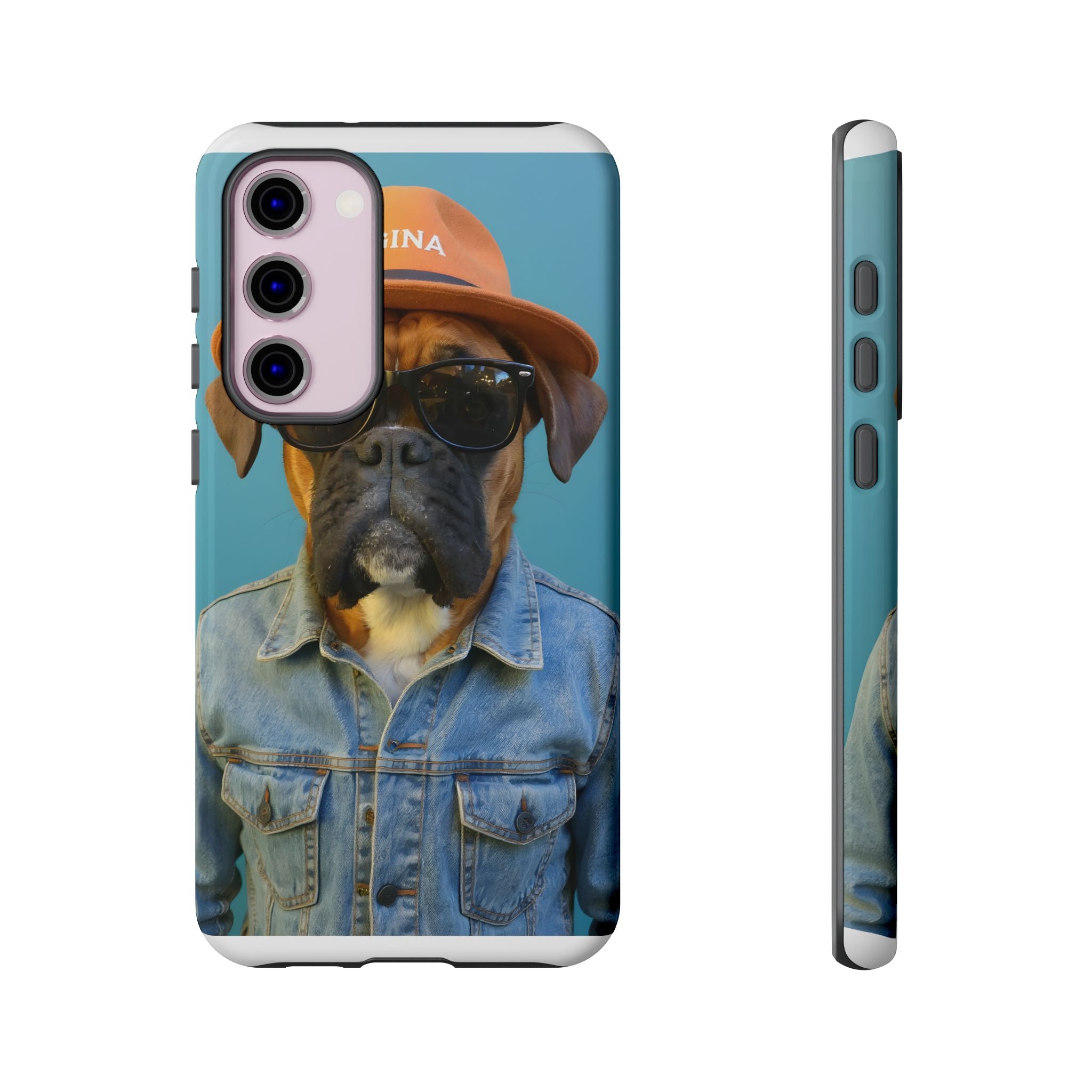 Dog Portrait PhCase - Denim Style - 80a6cbbd
