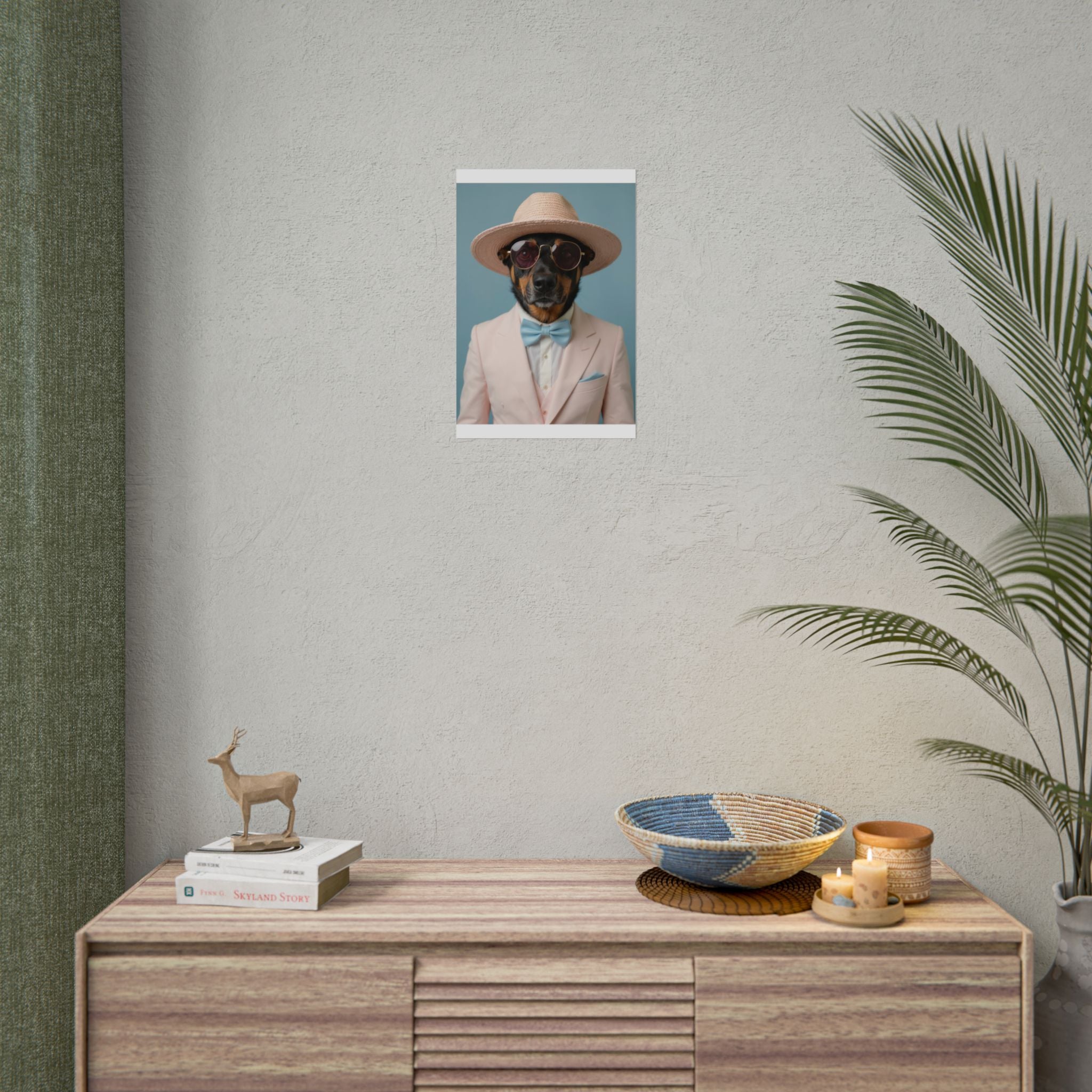 Dog Portrait FinArt - Pink Style - 3531c1df