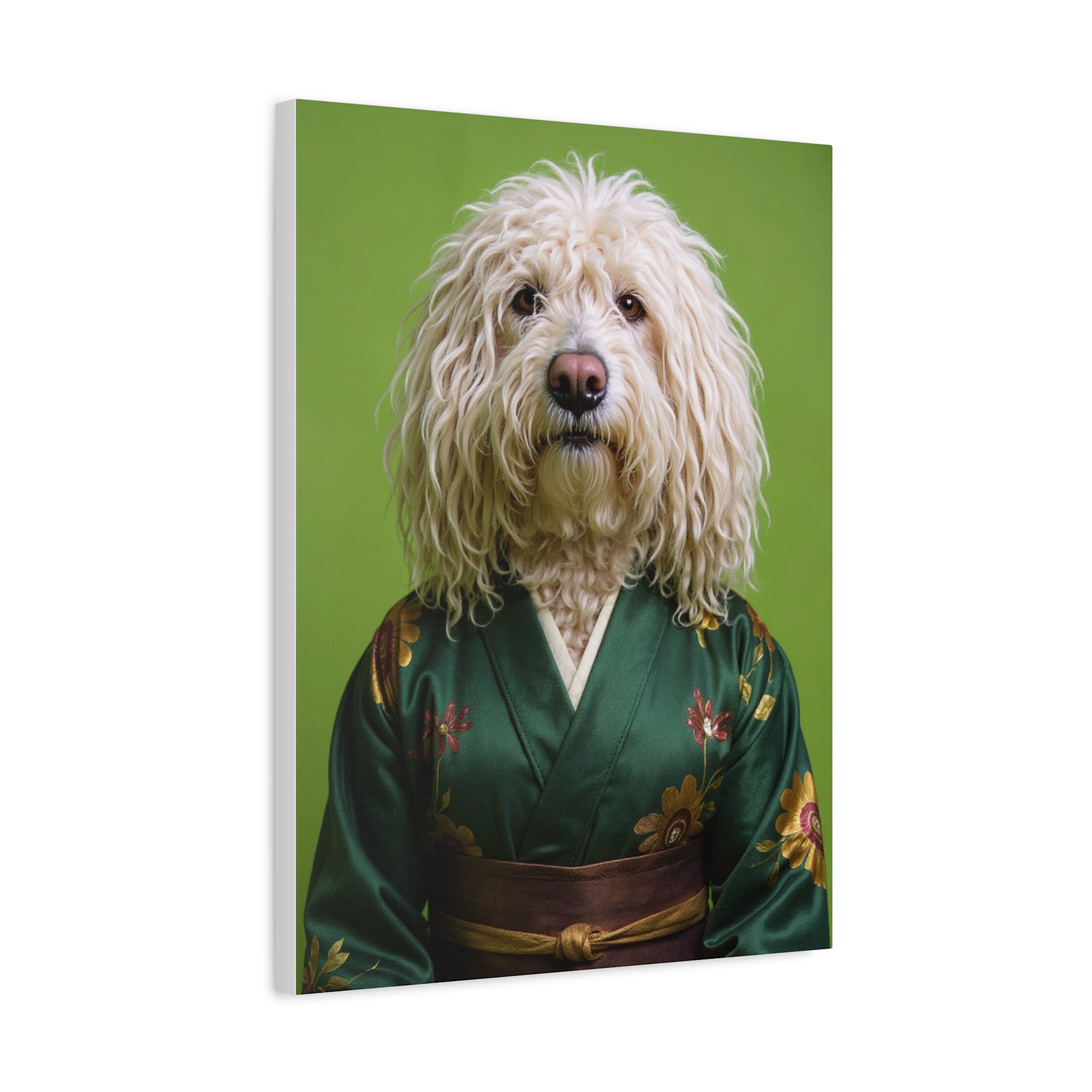 Dog Portrait Canvas - Kimono Vogue - 02969bbd