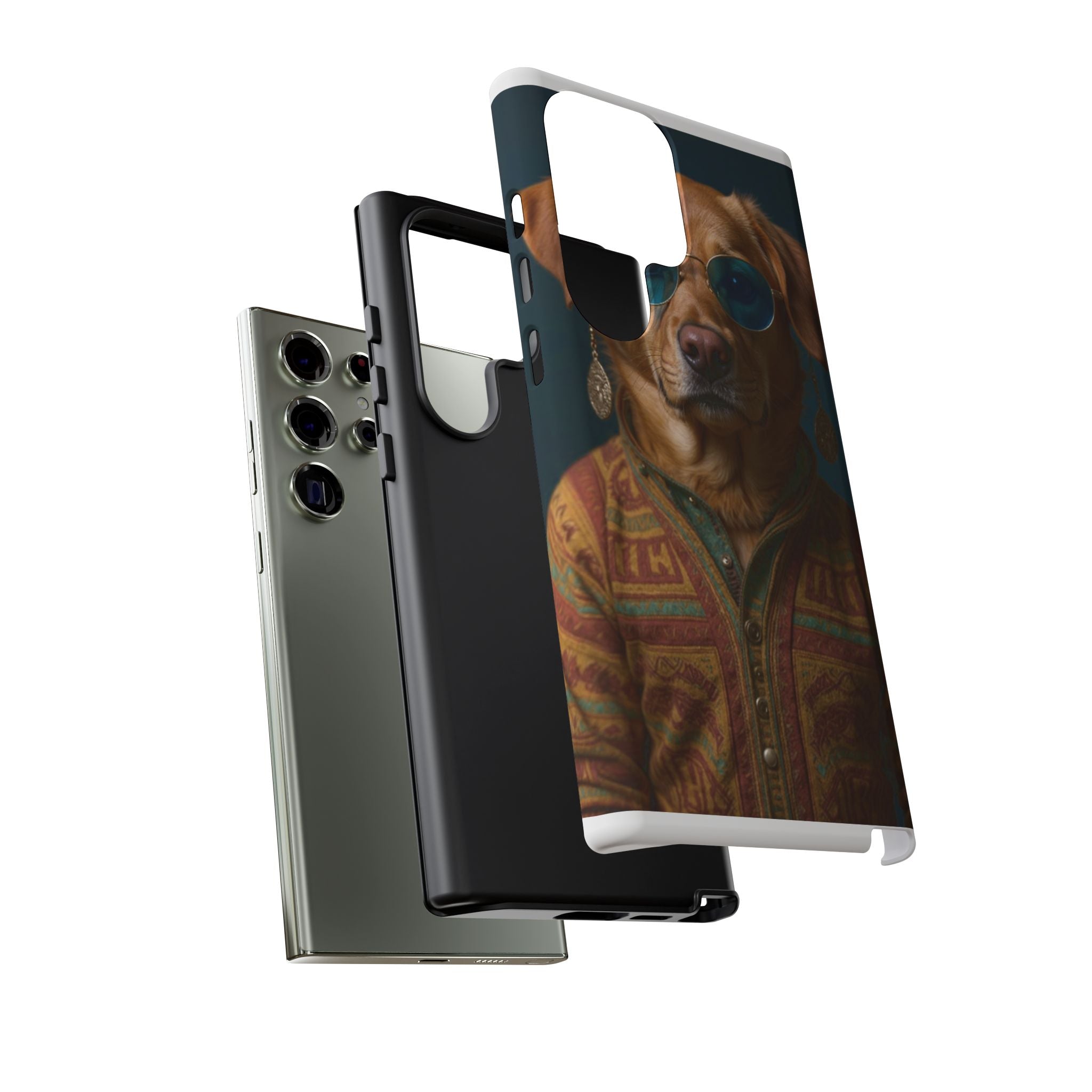 Dog Portrait PhCase - Hippy Style - 56d9d3ee
