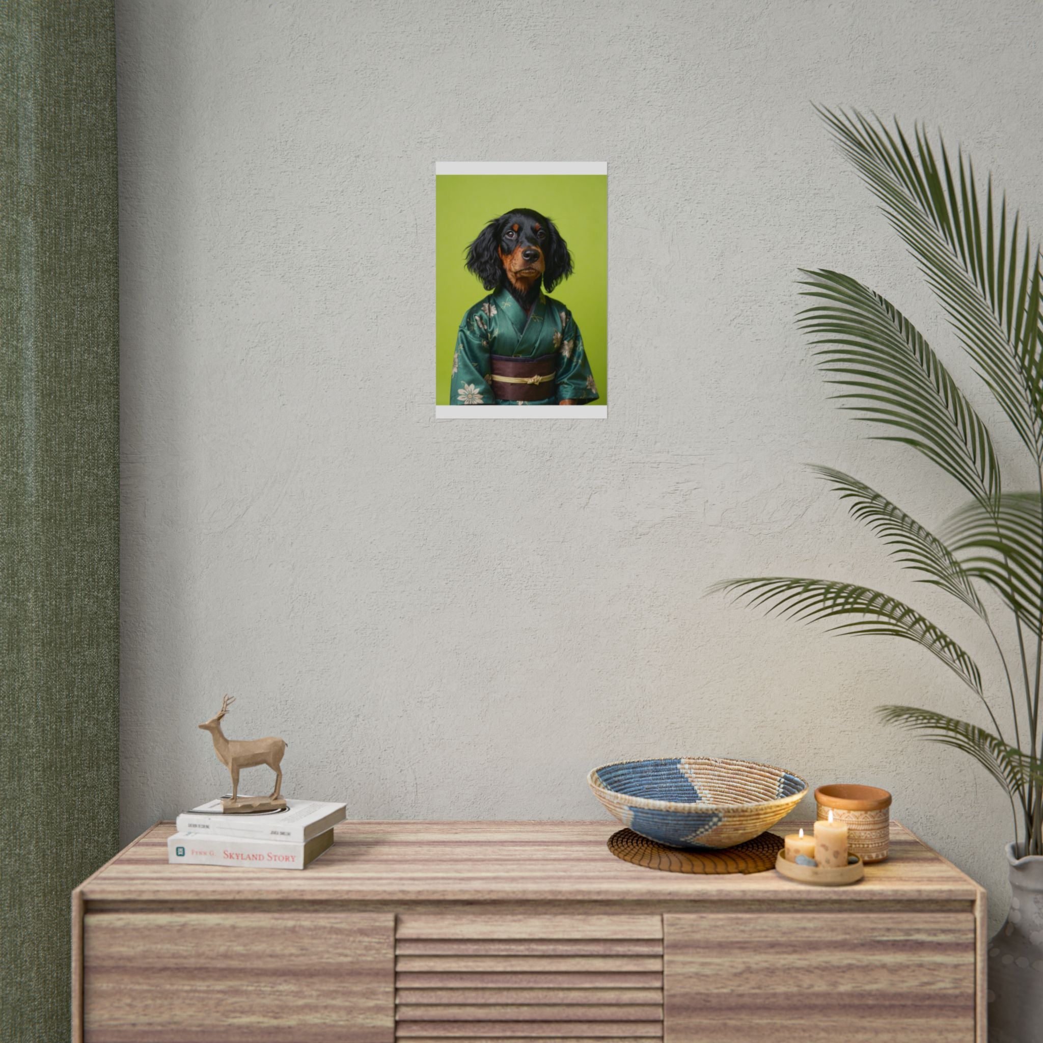 Dog Portrait FinArt - Kimono Vogue - 2fe80131