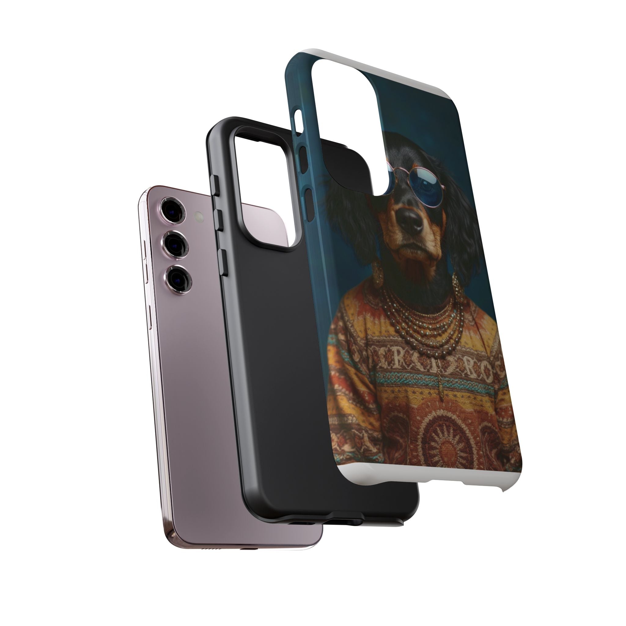 Dog Portrait PhCase - Hippy Style - e13b194d