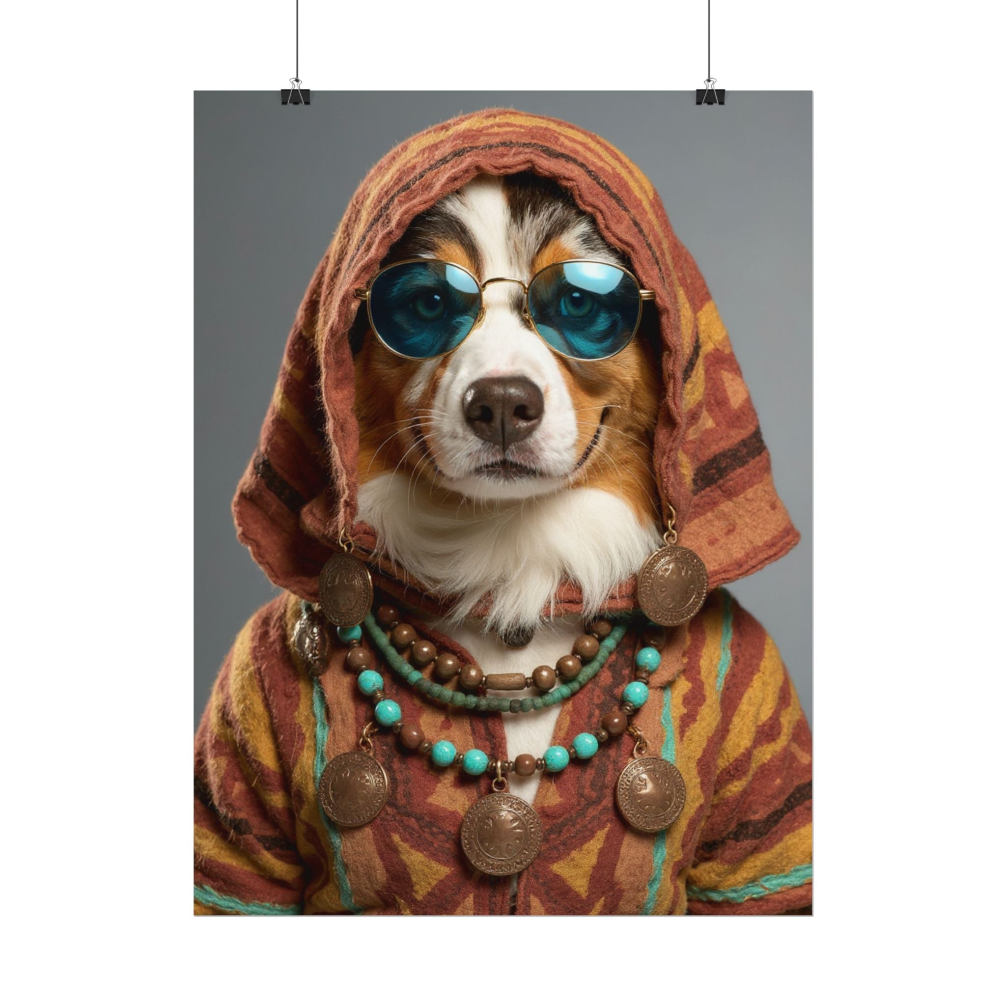 Dog Portrait FinArt - Hippy Style - 7d364c0c