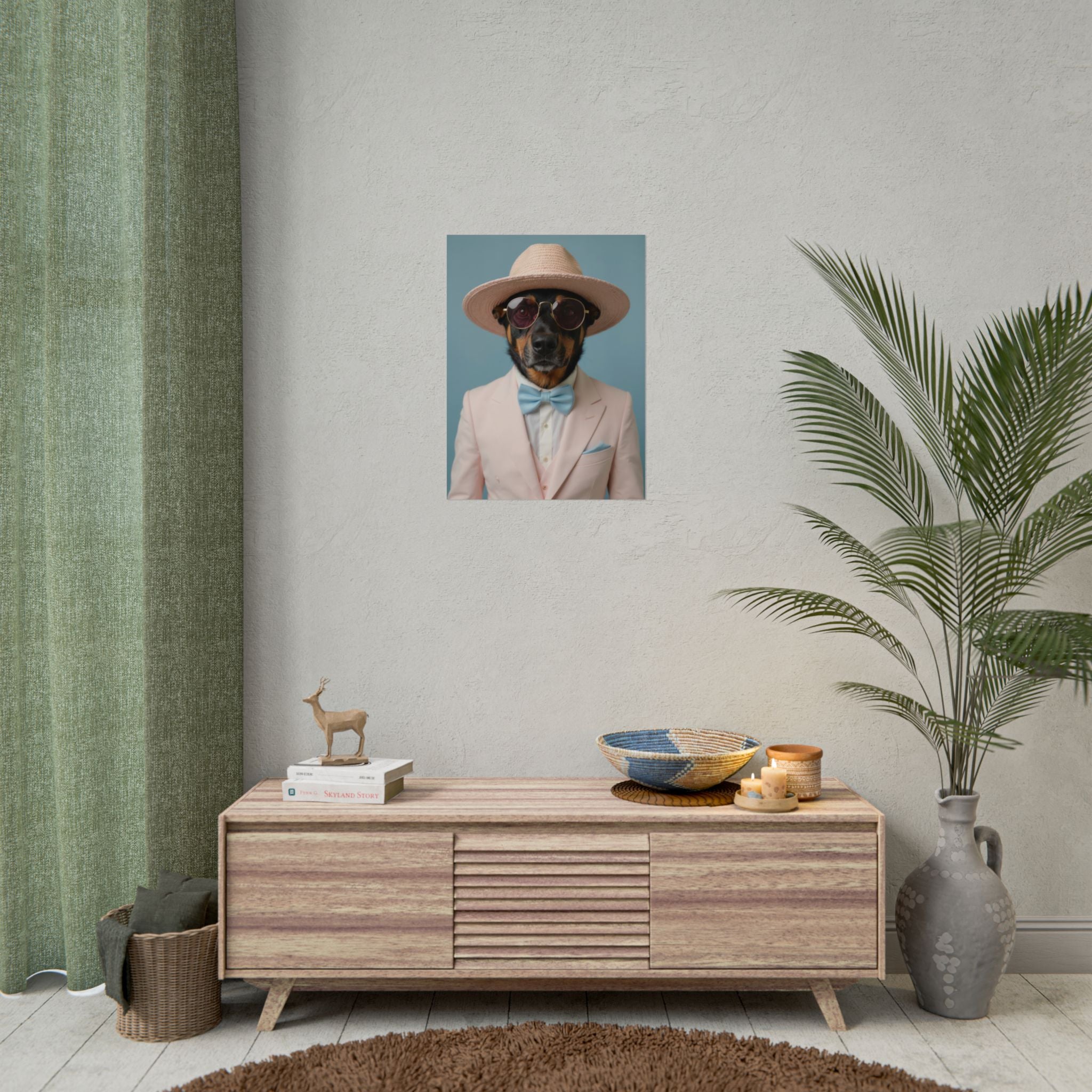 Dog Portrait FinArt - Pink Style - 3531c1df